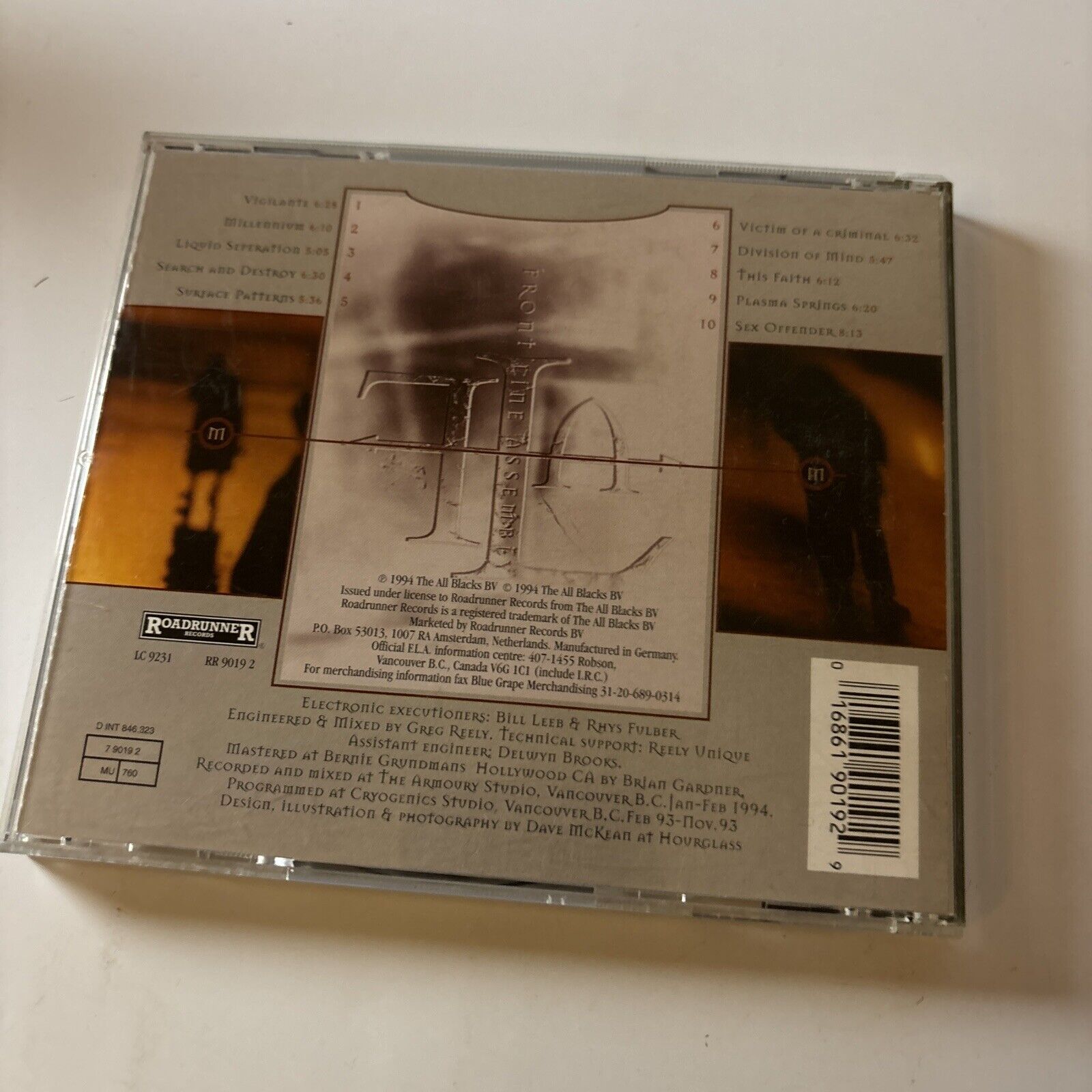 Front Line Assembly - Millennium (CD, 1994) – Retro Unit