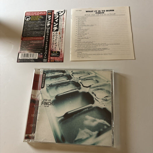 Finch - What It Is To Burn [Japan Bonus Tracks] (CD, 2002) Japan Obi Uicc-9006