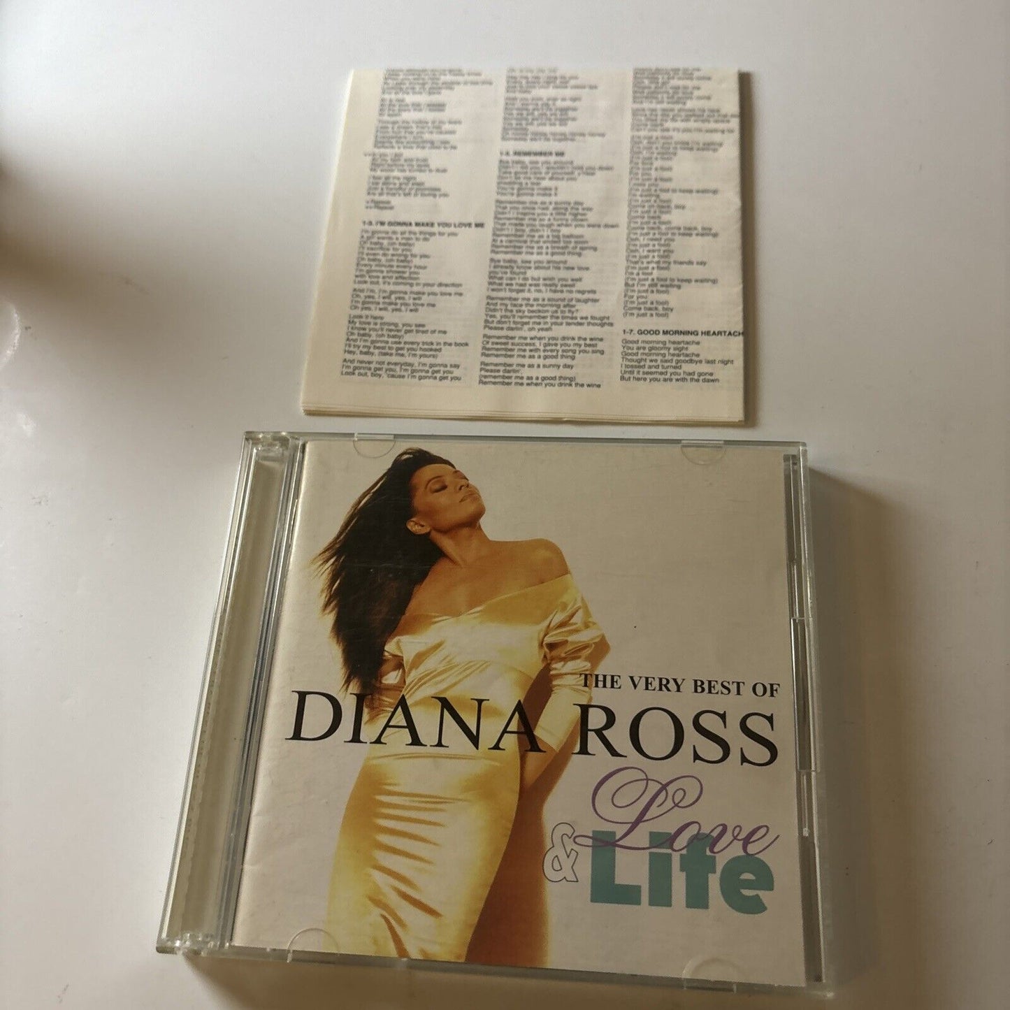 The Very Best Of Diana Ross - Love & Life (CD, 2001) Japan Tocp-65892-93
