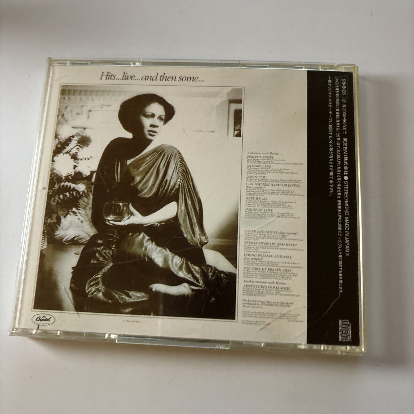 Minnie Riperton - The Best Of Minnie Riperton (CD, 1998) Japan Tocp-3443