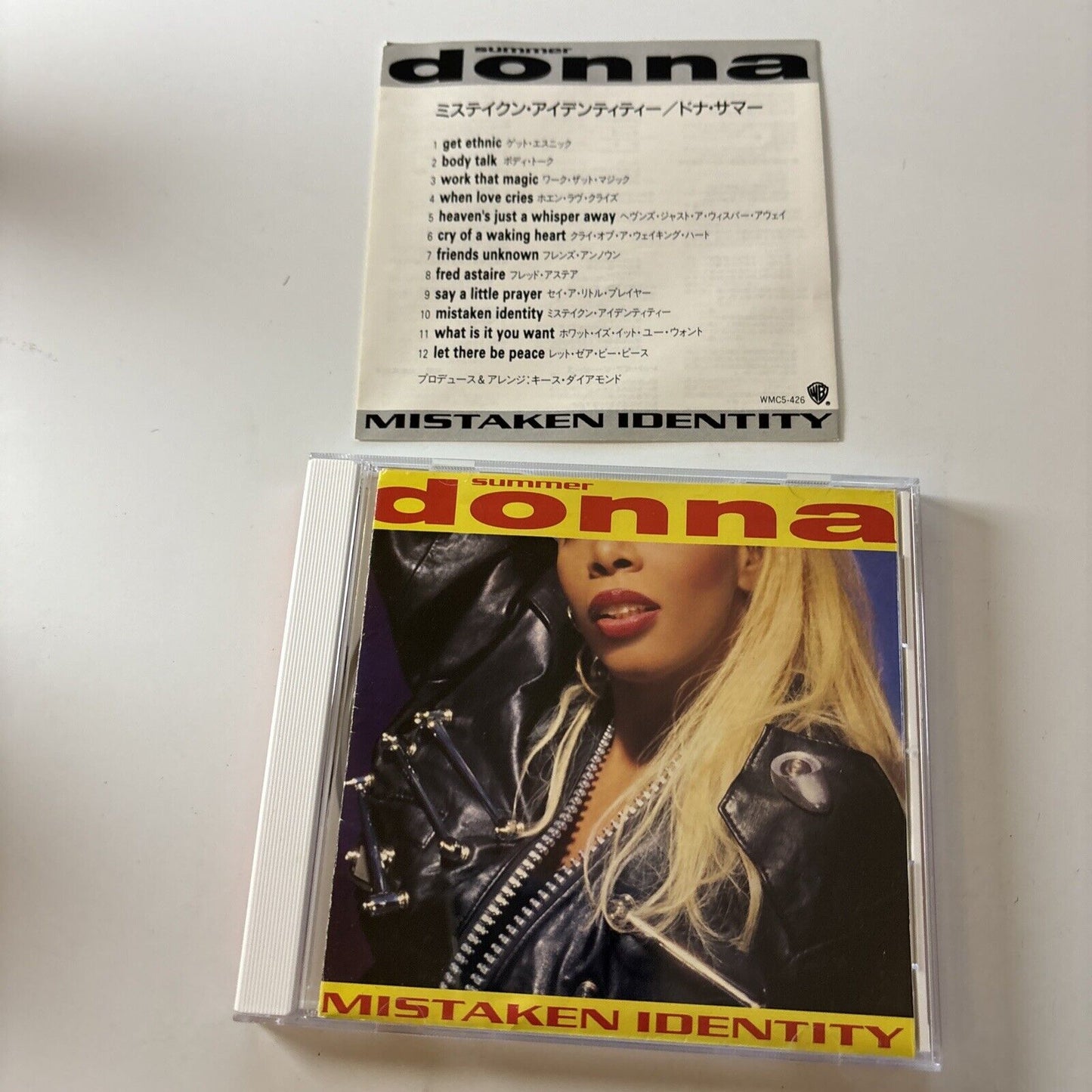 Donna Summer - Mistaken Identity (CD, 1991) Japan Wmc5-426