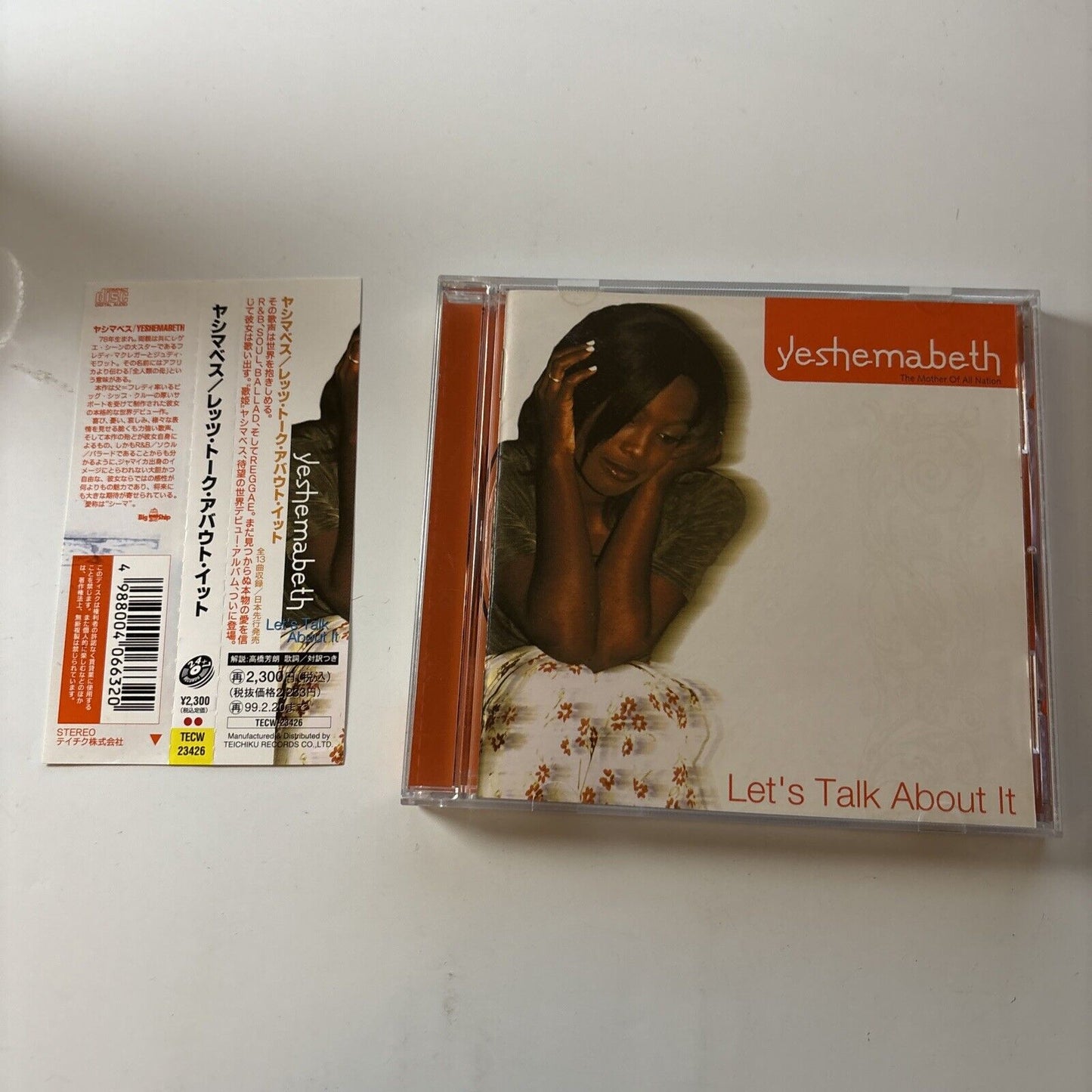 Yeshemabeth - Let's Talk About It (CD, 1999) Japan Obi Tecw-23426