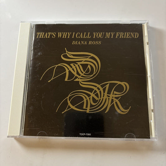 Diana Ross - That's Why I Call You My Friend (CD, 1992) Japan Tocp-7093