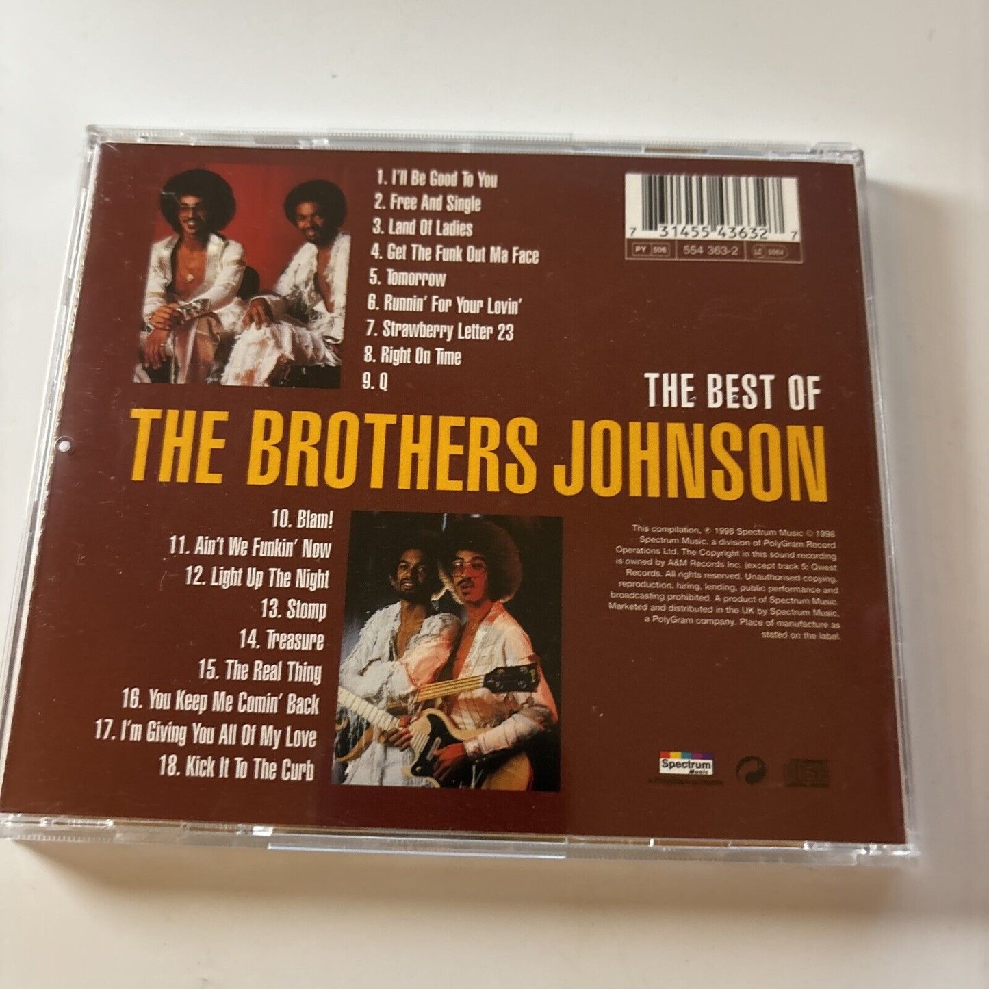 The Brothers Johnson - The Best of the Brothers Johnson (CD, 1999) 5543632