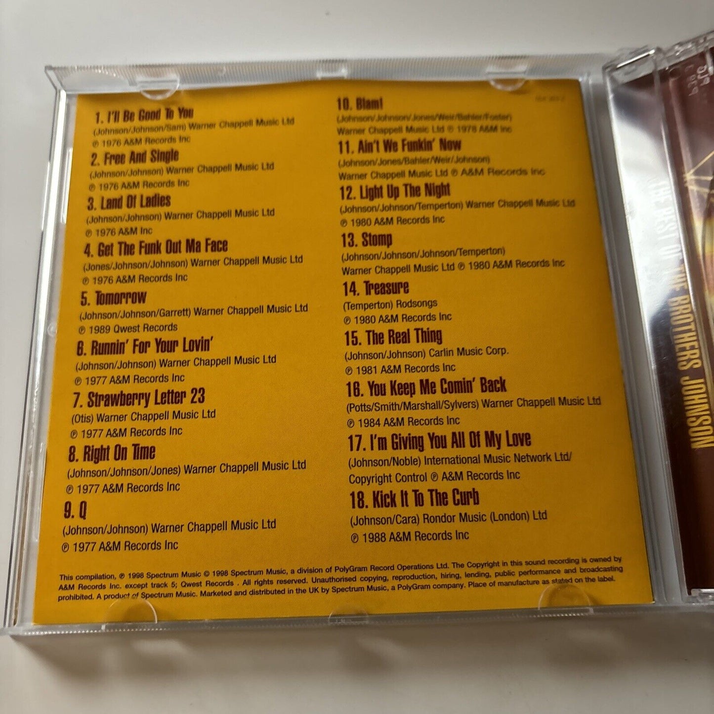 The Brothers Johnson - The Best of the Brothers Johnson (CD, 1999) 5543632