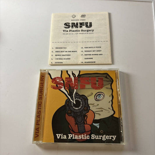 SNFU - Via Plastic Surgery (CD, 1998) Japan Blck-85999