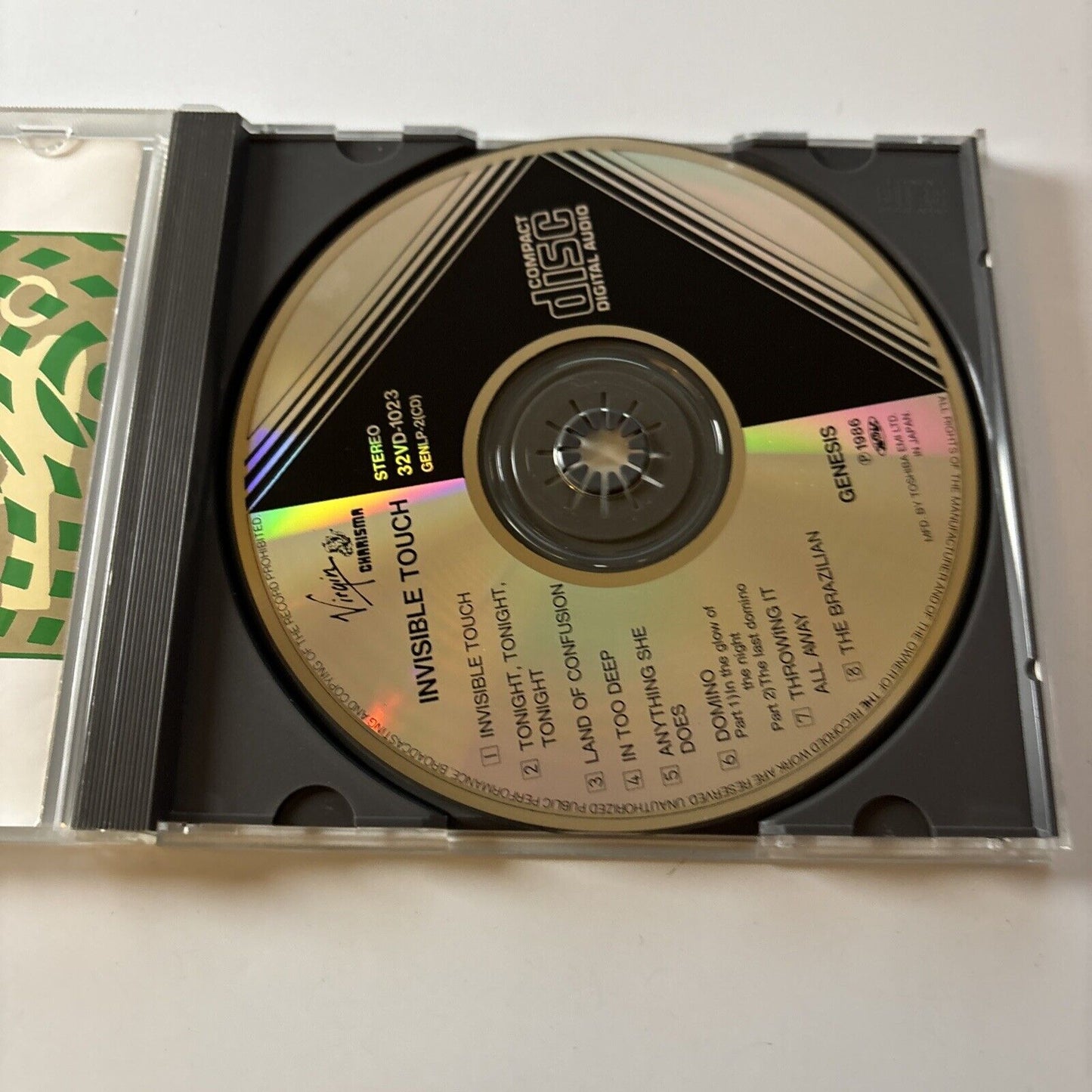 Genesis - Invisible Touch (CD, 1987) Japan 32vd-1023