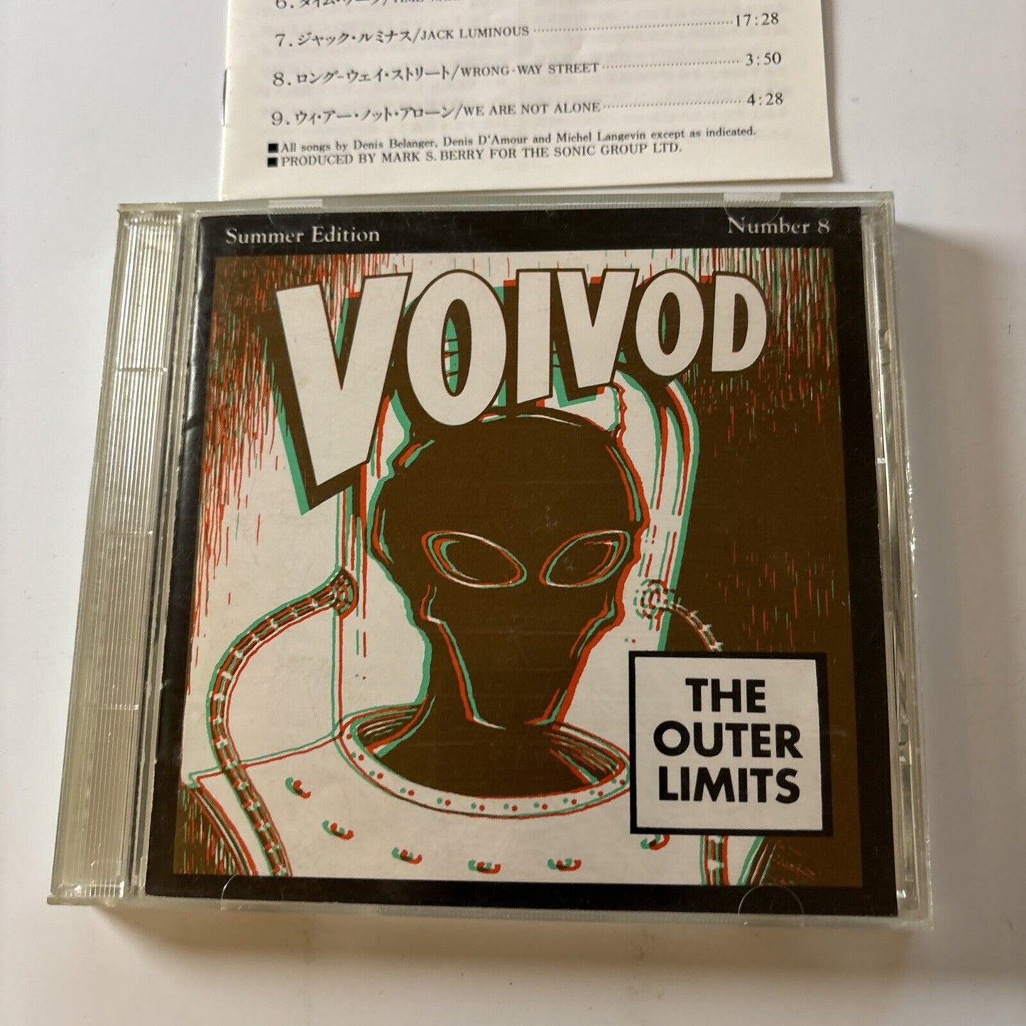 Voivod - The Outer Limits (CD, 1993) Japan Mvcm-391