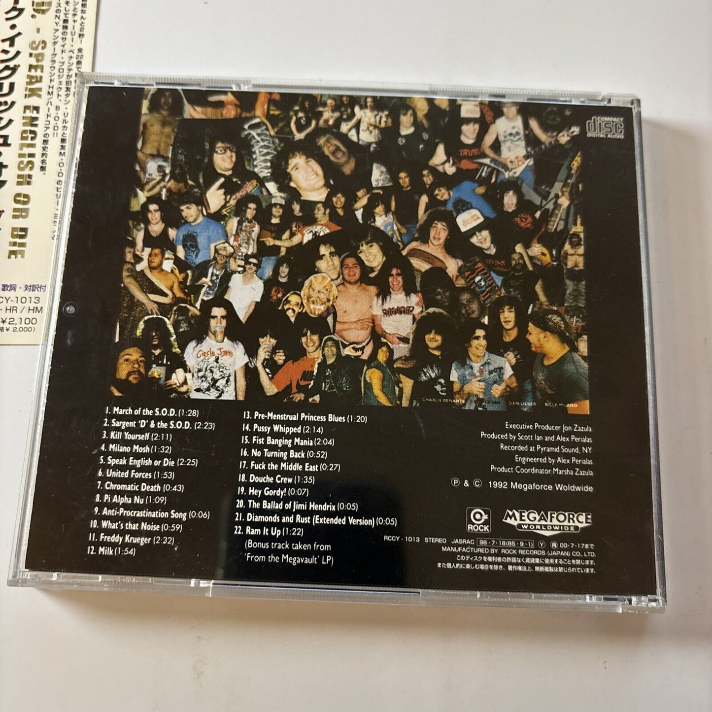 Stormtroopers Of Death - Speak English Or Die (CD, 1998) Japan Obi Rccy-1013