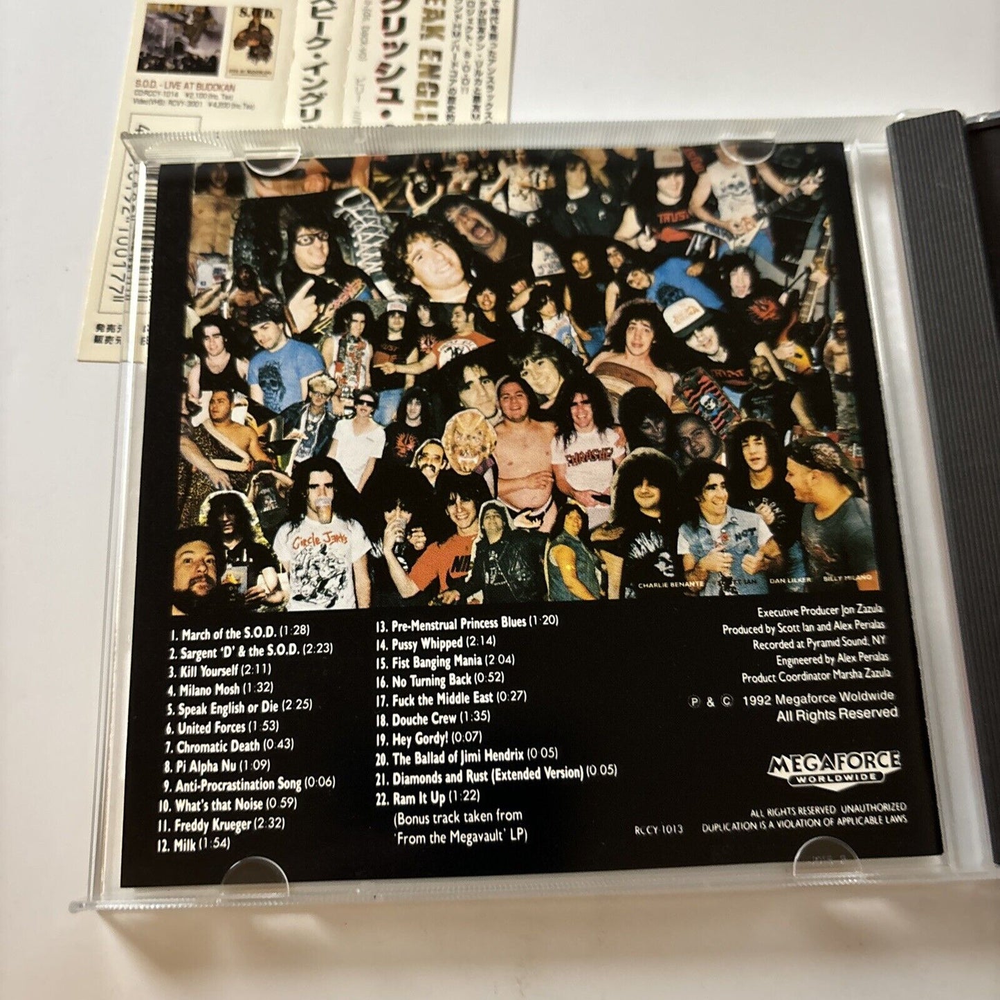 Stormtroopers Of Death - Speak English Or Die (CD, 1998) Japan Obi Rccy-1013