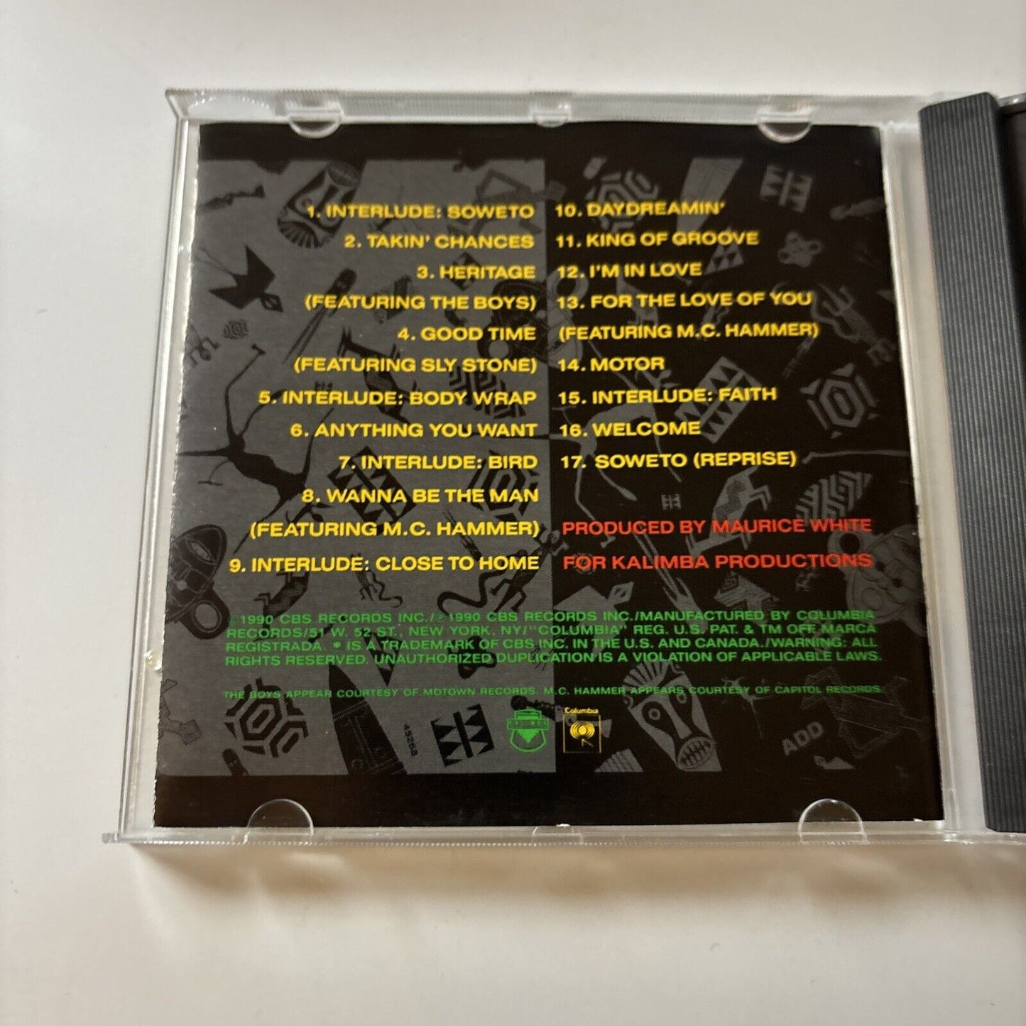 Earth, Wind & Fire - Heritage (CD, 1990) Ck-45268