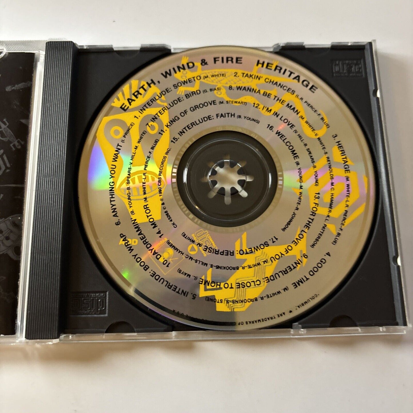 Earth, Wind & Fire - Heritage (CD, 1990) Ck-45268