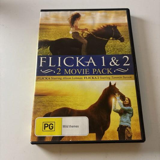 Flicka / Flicka 2 (DVD, 2010) Alison Lohman, Tim McGraw Region 4