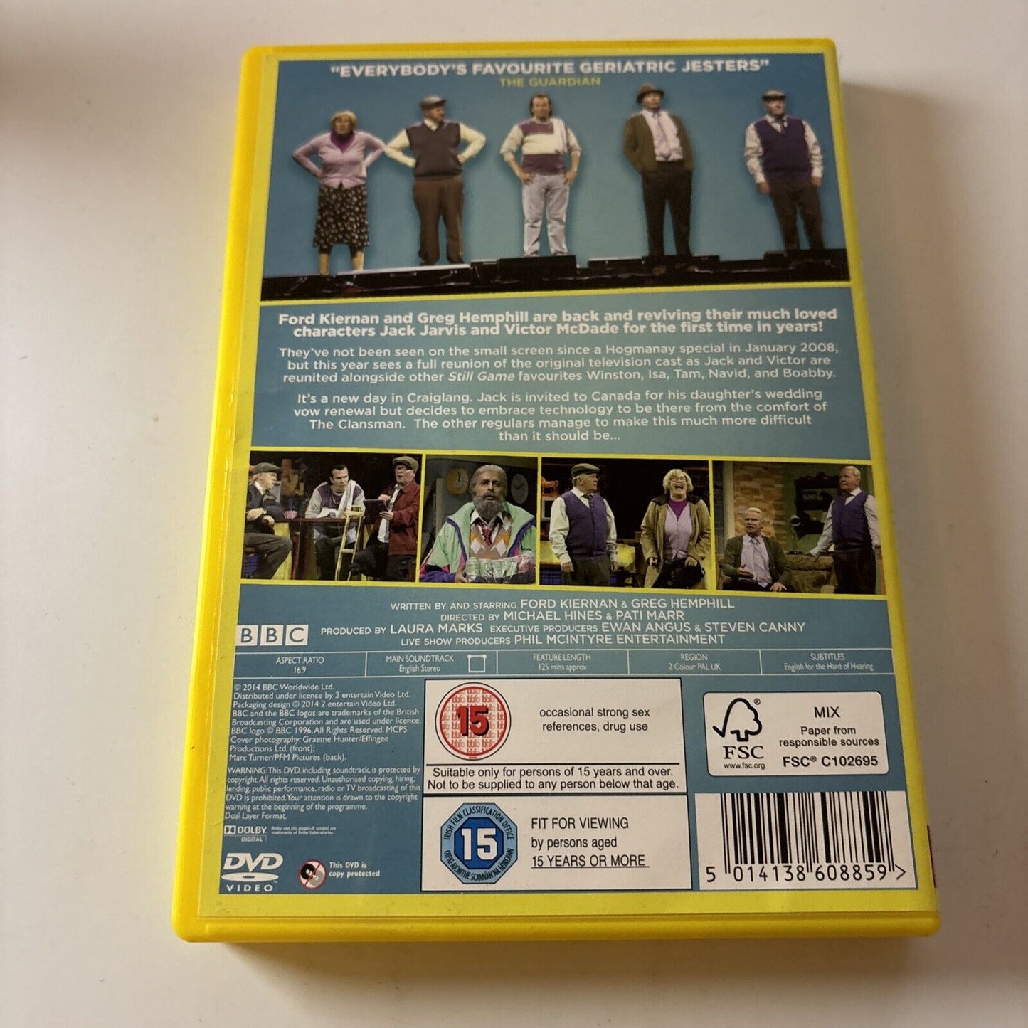 Still Game Live In Glasgow (DVD, 2014) Greg Hemphill, Ford Kiernan Region 2
