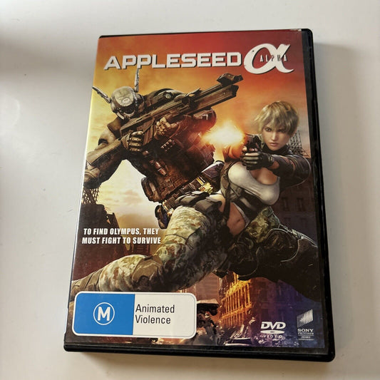 Appleseed Alpha (DVD, 2014) NEW Region 4 & 2