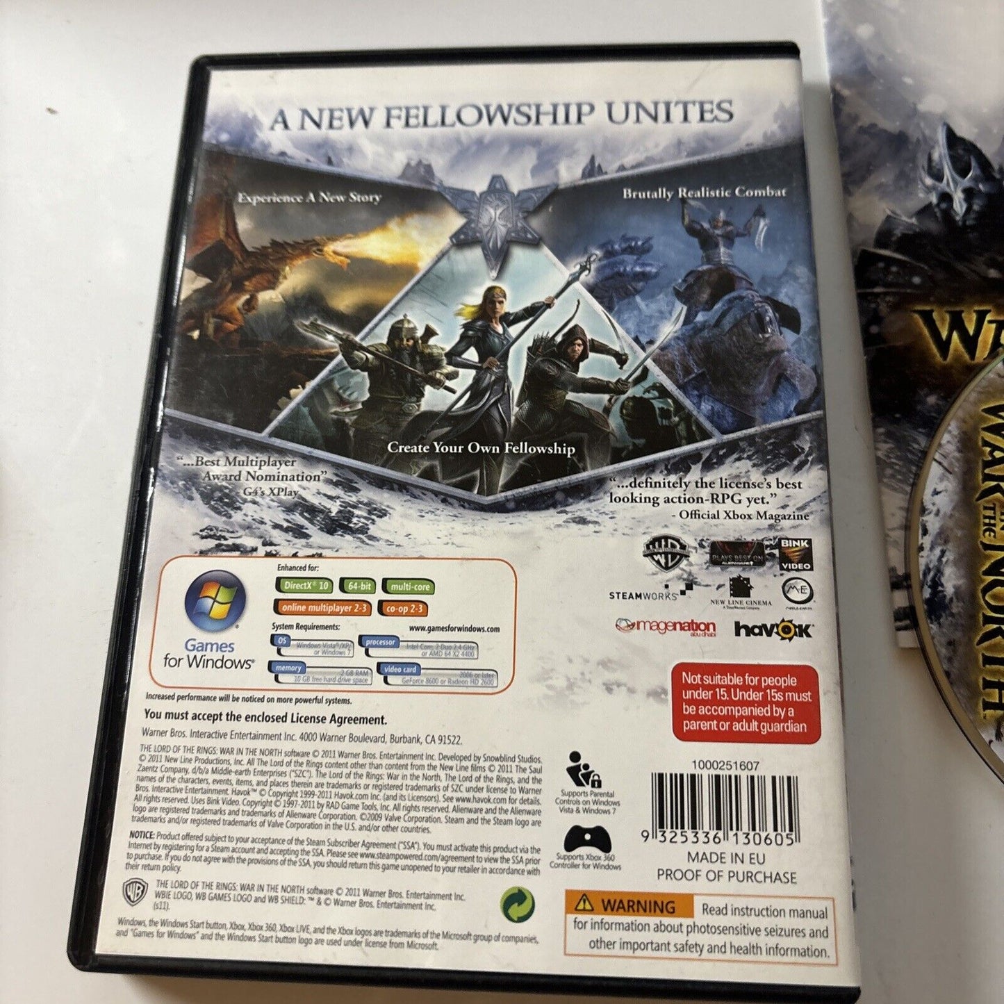 Lord Of The Rings - War In The North PC DVD-ROM