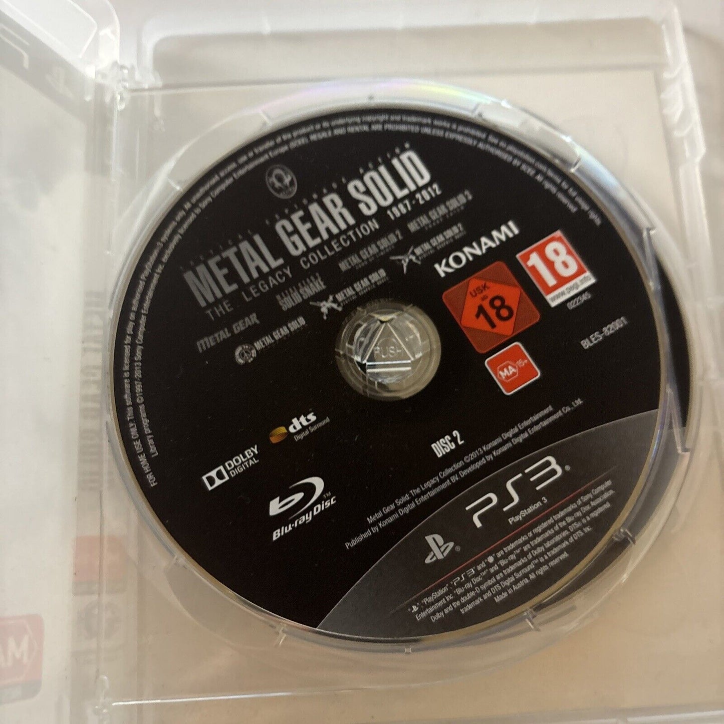 Metal Gear Solid The Legacy Collection 1987 - 2012 Sony PS3 (Sony PlayStation 3)
