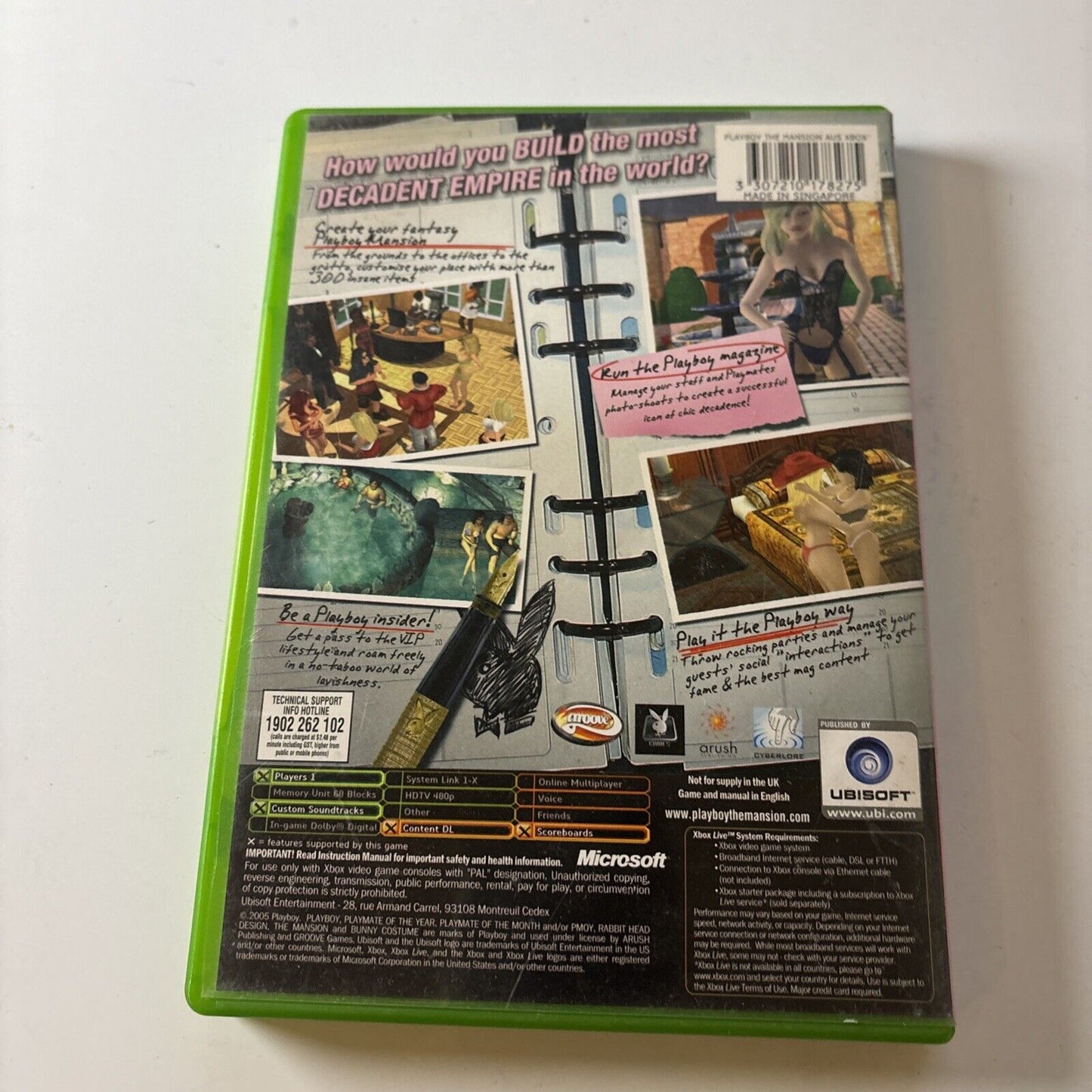 Playboy The Mansion Microsoft Xbox Game - Original X-Box Pal