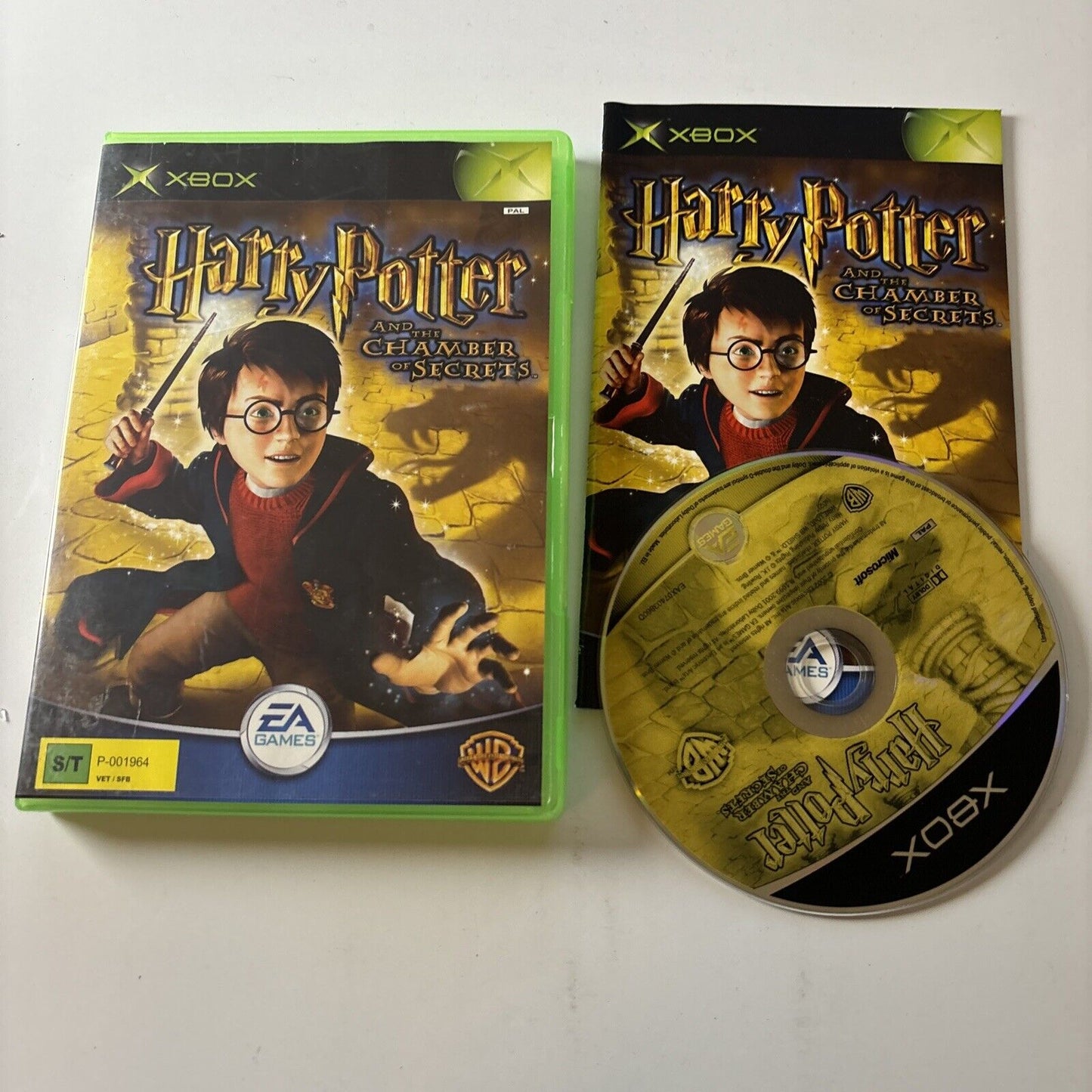 Harry Potter & The Chamber Of Secrets / Goblet Of Fire Xbox Original Manual PAL