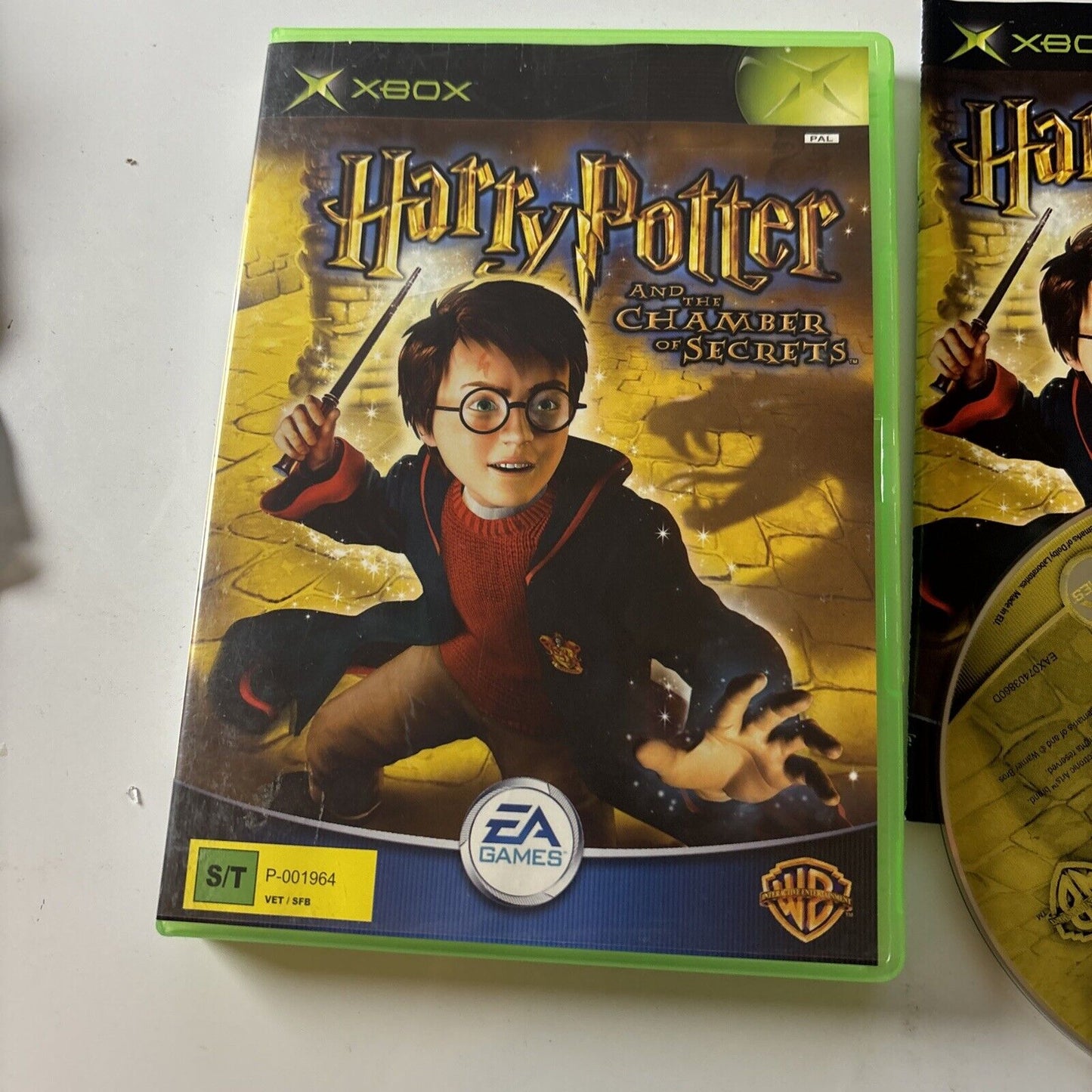 Harry Potter & The Chamber Of Secrets / Goblet Of Fire Xbox Original Manual PAL