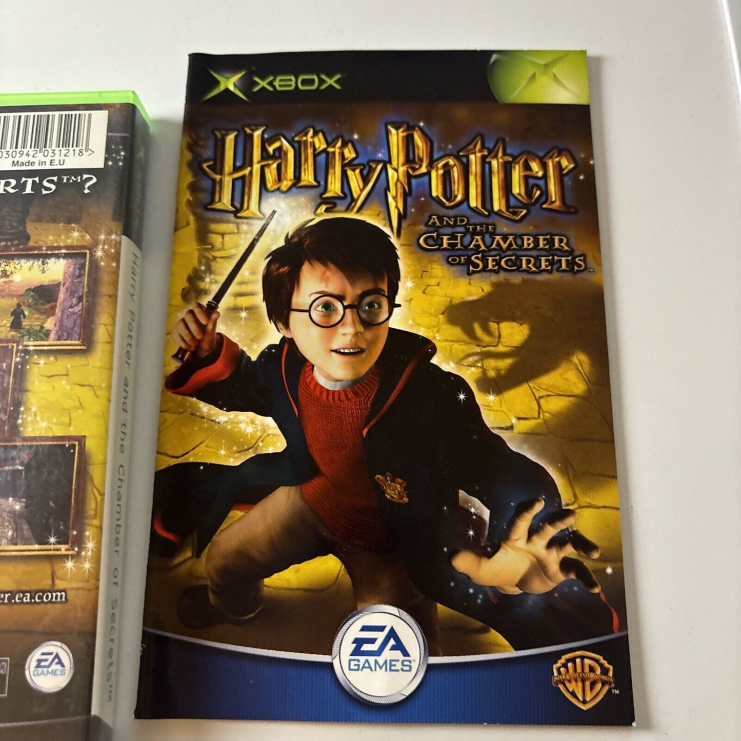 Harry Potter & The Chamber Of Secrets / Goblet Of Fire Xbox Original Manual PAL
