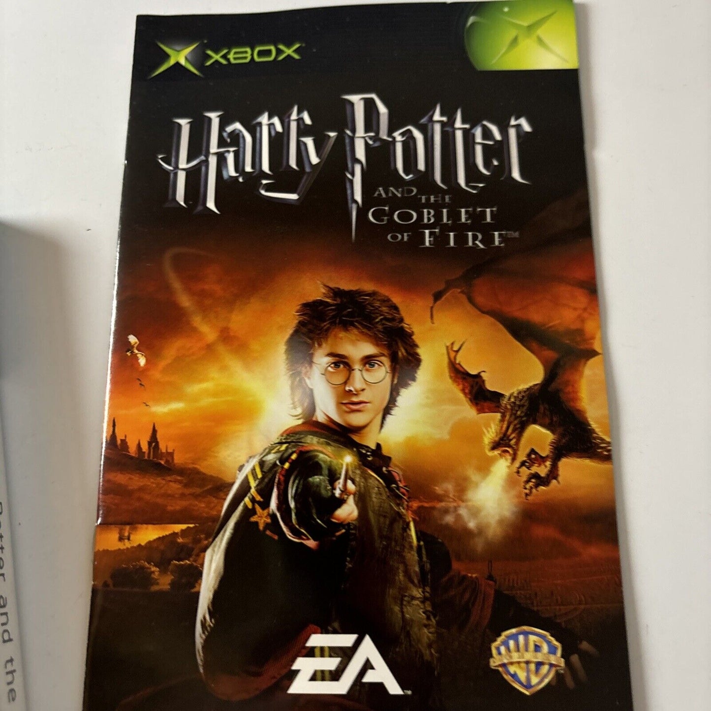 Harry Potter & The Chamber Of Secrets / Goblet Of Fire Xbox Original Manual PAL