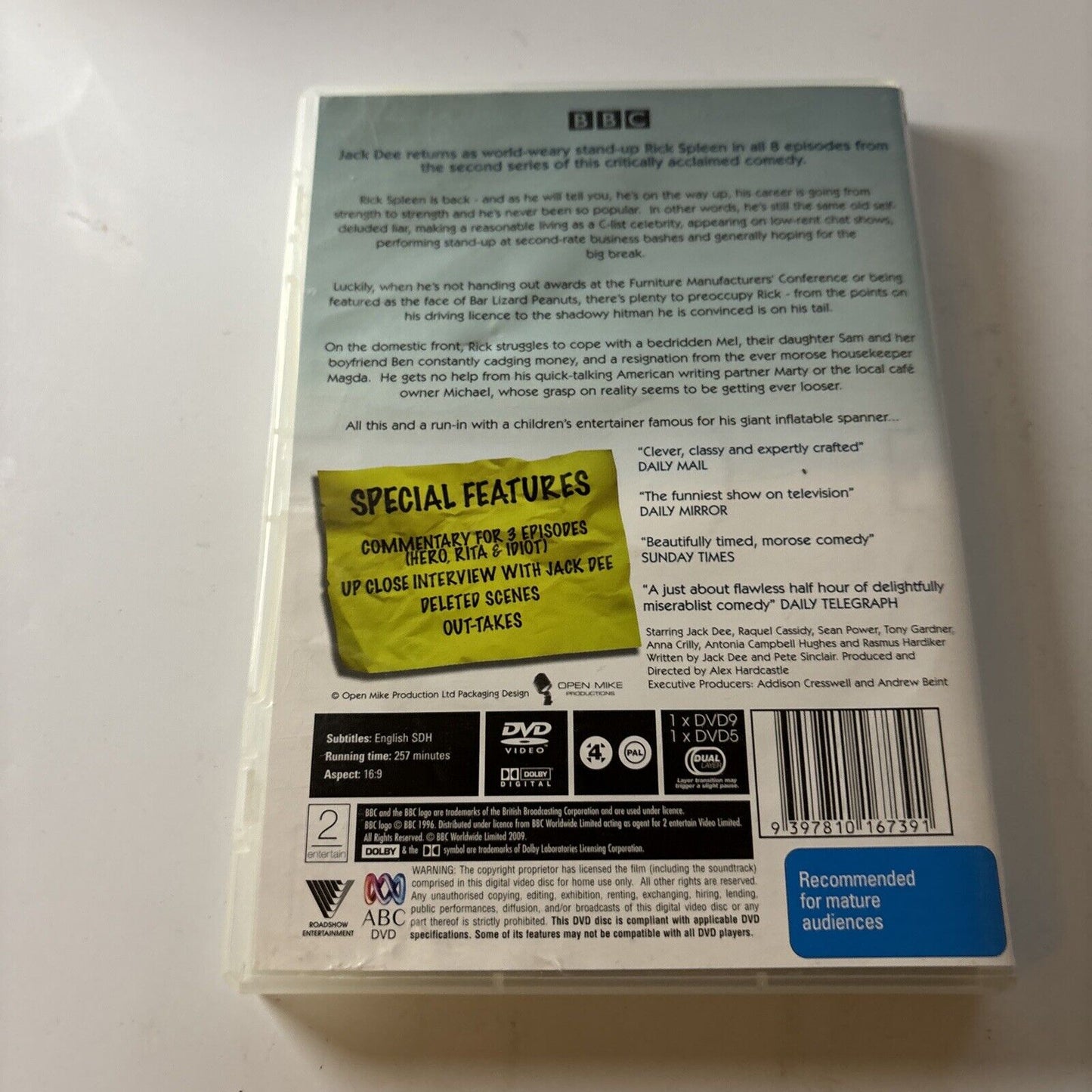 Lead Balloon : Series 2 (DVD, 2007, 2-Disc) Jack Dee Region 4