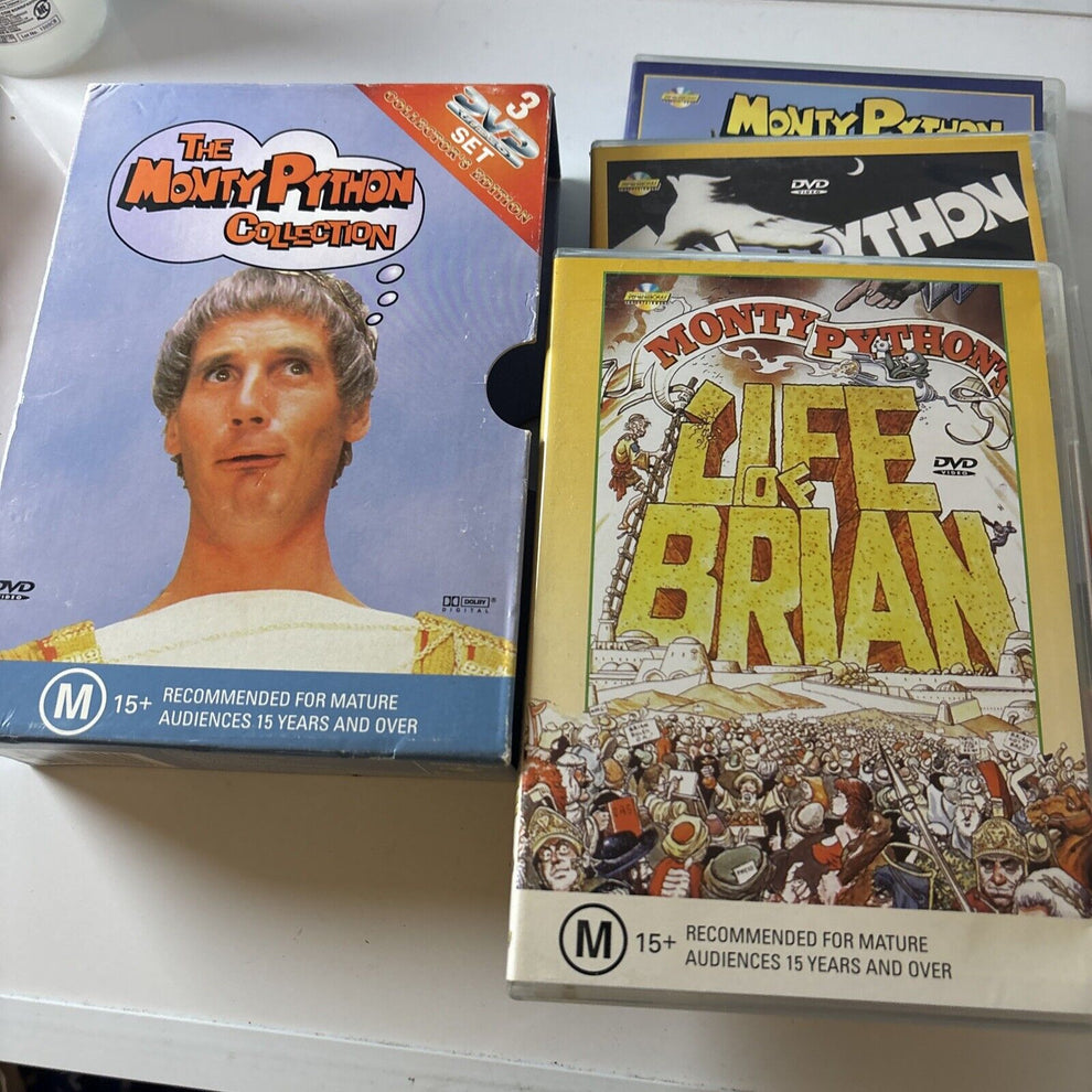 Monthy Python Collection Monty Python Collection (DVD, 3-Disc) All Regions – Retro Unit