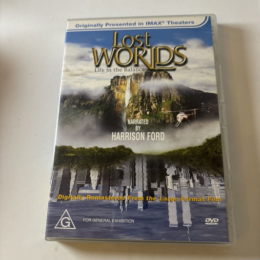 Imax - Lost Worlds (DVD, 2001) Harrison Ford NEW All Regions