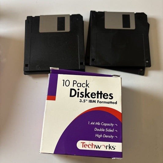 7 Pack 3.5" Floppy Disks Diskettes 1.44MB *Never Used*