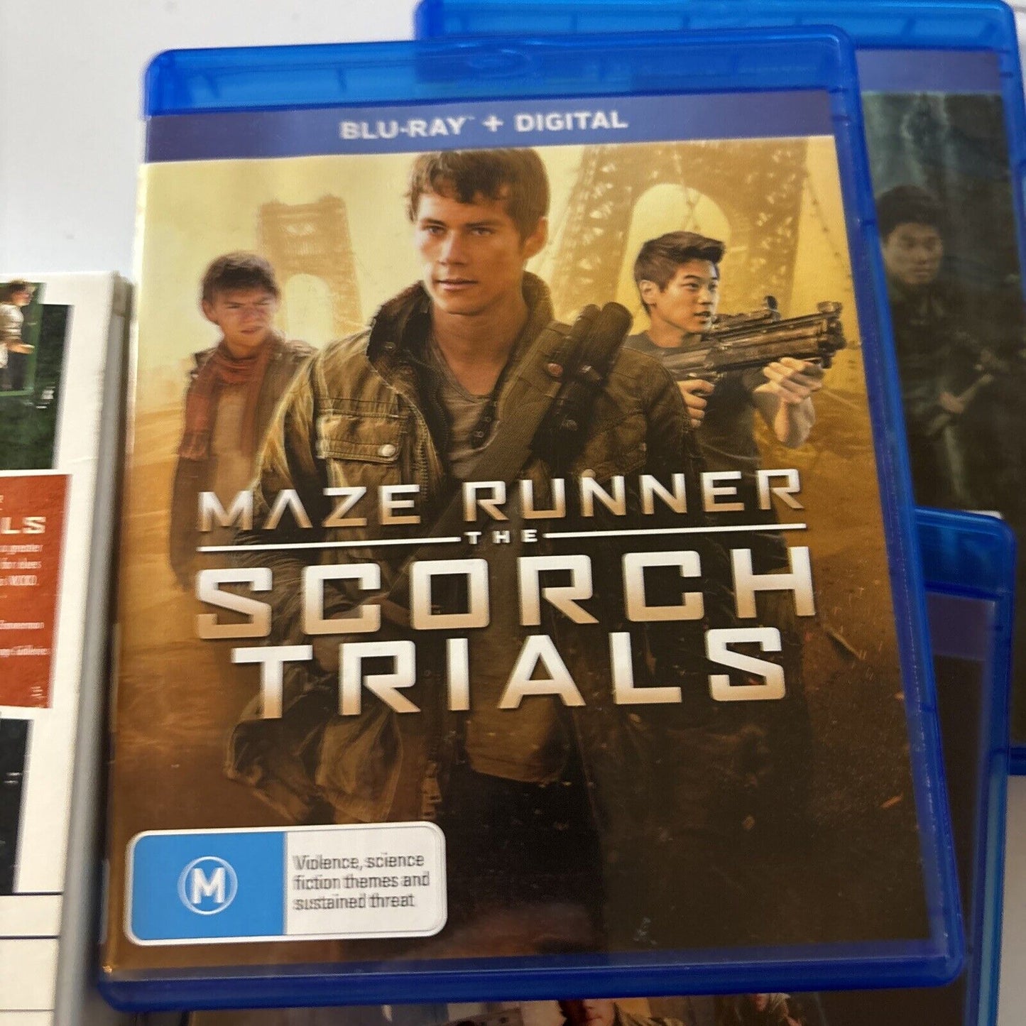 Maze Runner Trilogy (Blu-ray, 2018, 3-Disc) Dylan O'Brien Region B