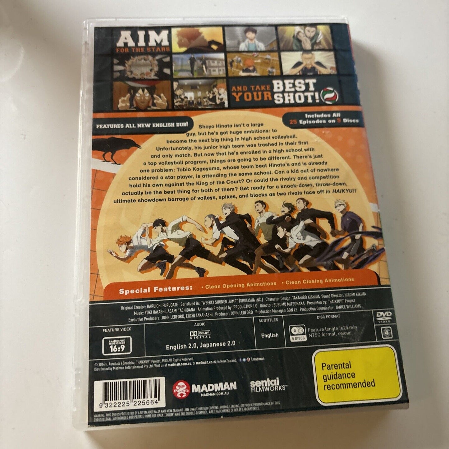 Haikyu!! : Season 1 (DVD, 2014, 5-Disc) Region 4