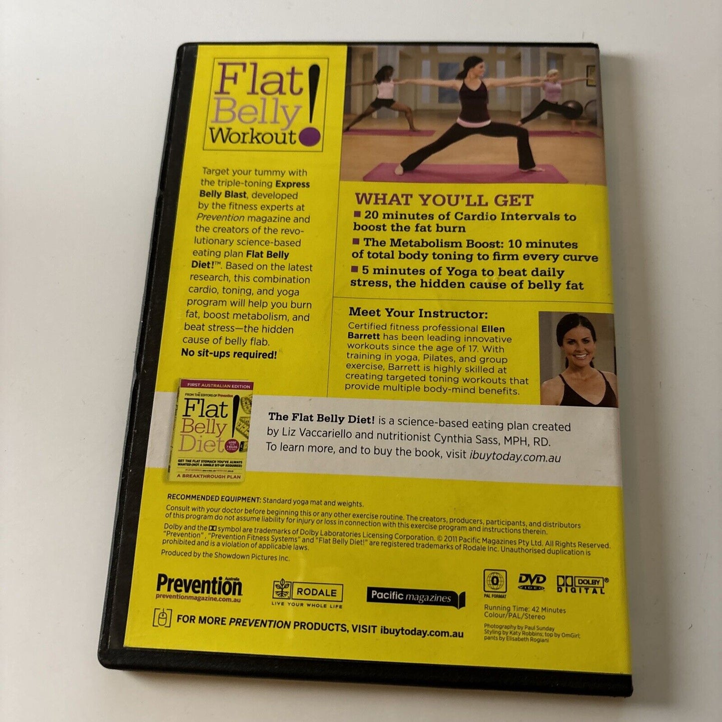 Flat Belly Workout! Express Belly Blast - Prevention Fitness System DVD NEW