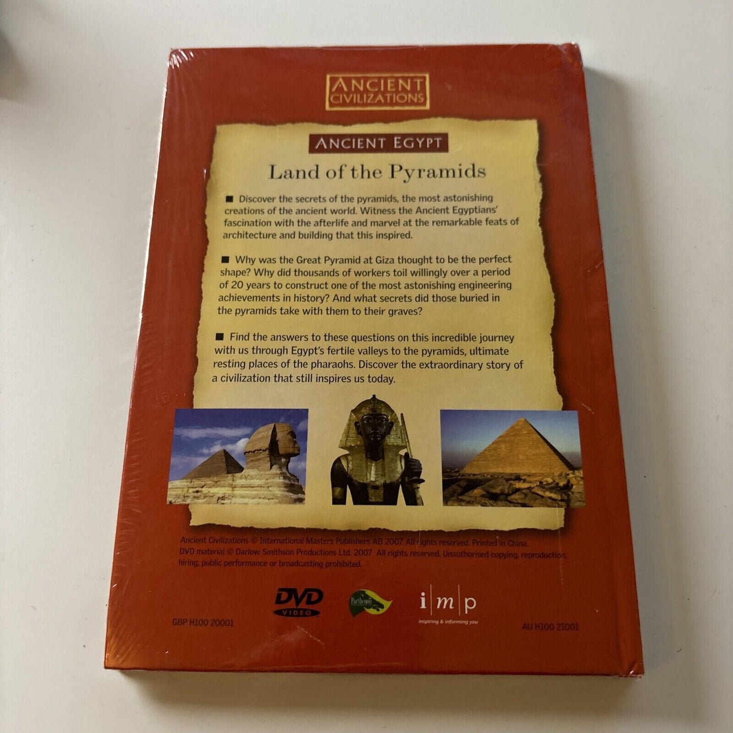 Ancient Egypt - Land Of The Pyramids (DVD) Documentary. All Regions *New Sealed*