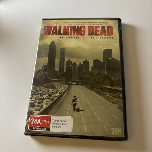 The Walking Dead : Season 1 (DVD, 2010) Andrew Lincoln Region 4 *New Sealed*
