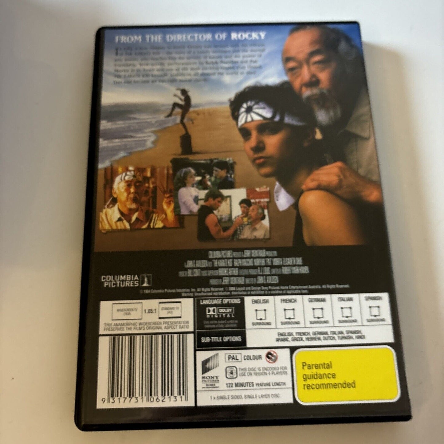 Karate Kid / Karate Kid II / Karate Kid III (DVD, 3-Disc) Ralph Macchio Region 4