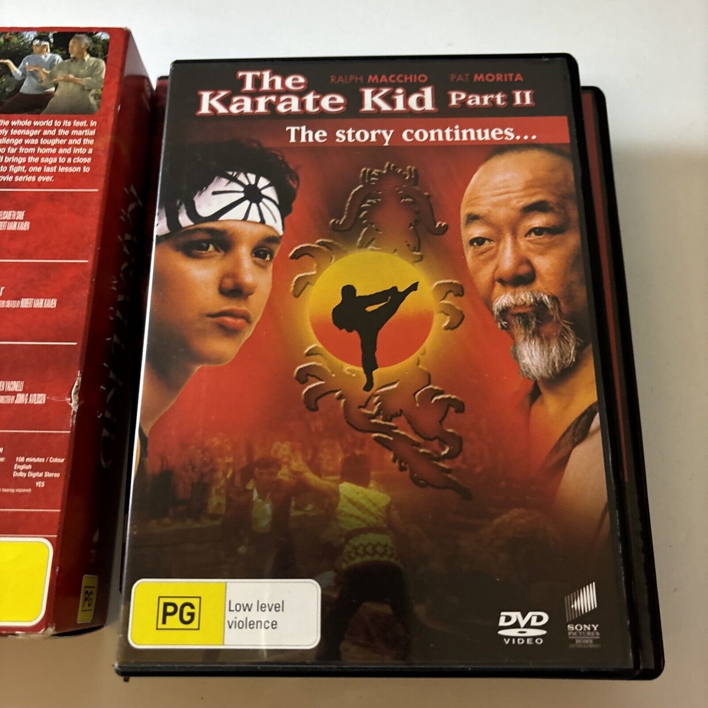 Karate Kid / Karate Kid II / Karate Kid III (DVD, 3-Disc) Ralph Macchio Region 4