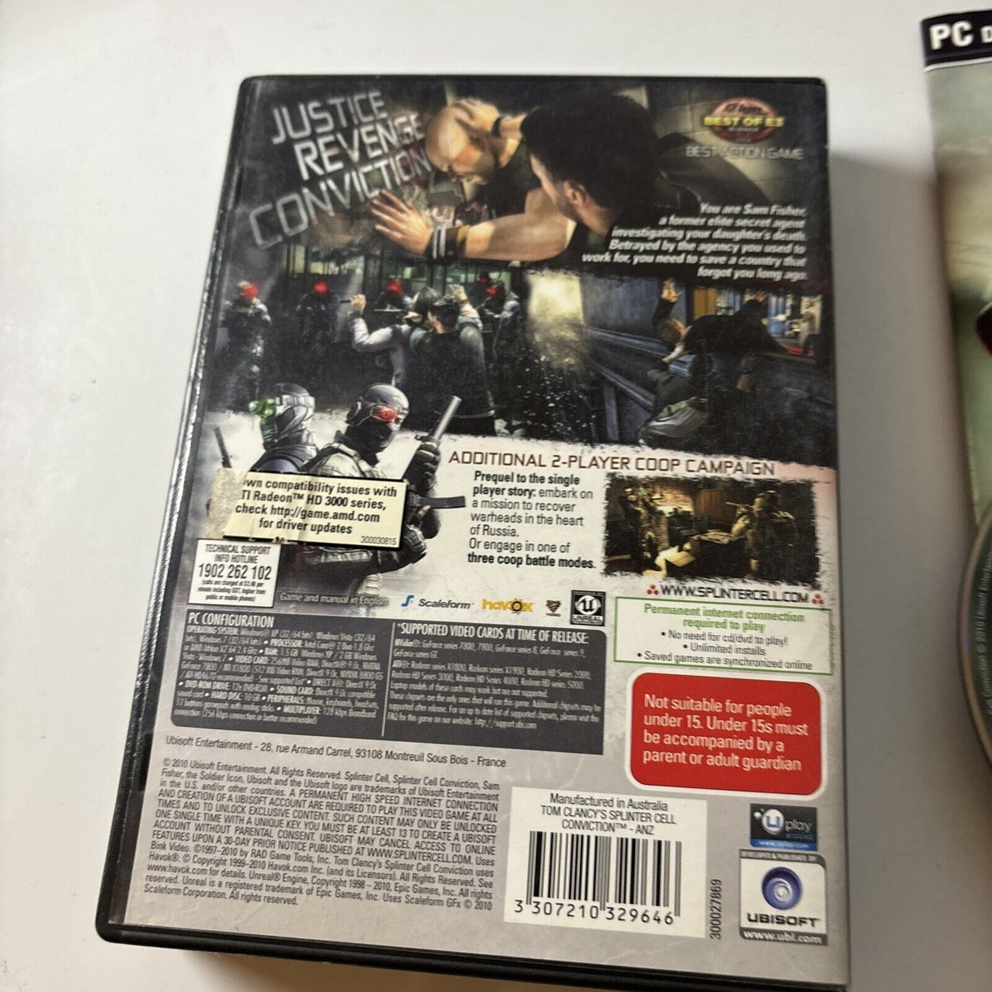 Splinter Cell Conviction PC DVD-ROM