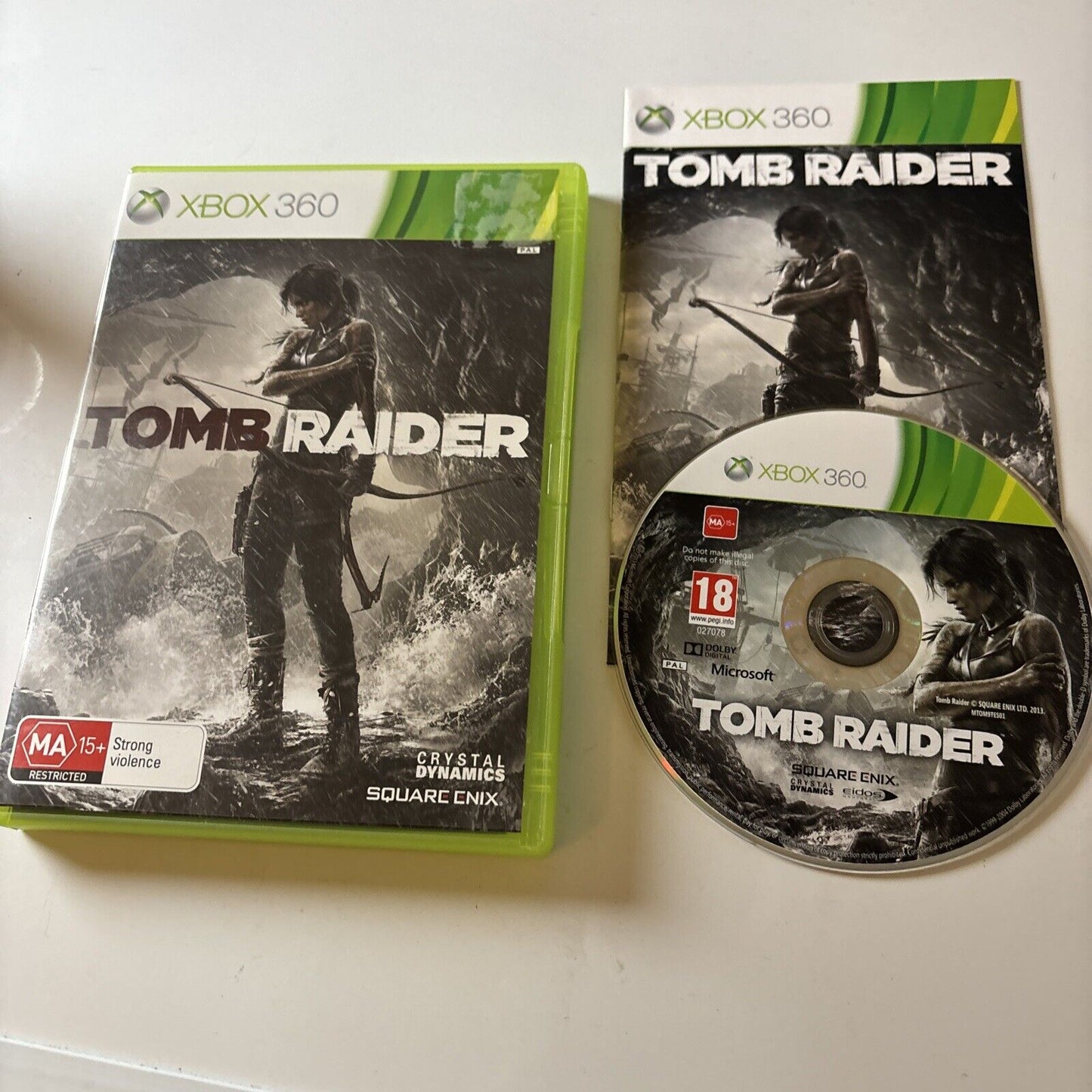 Tomb Raider - Xbox 360 PAL - Complete With Manual