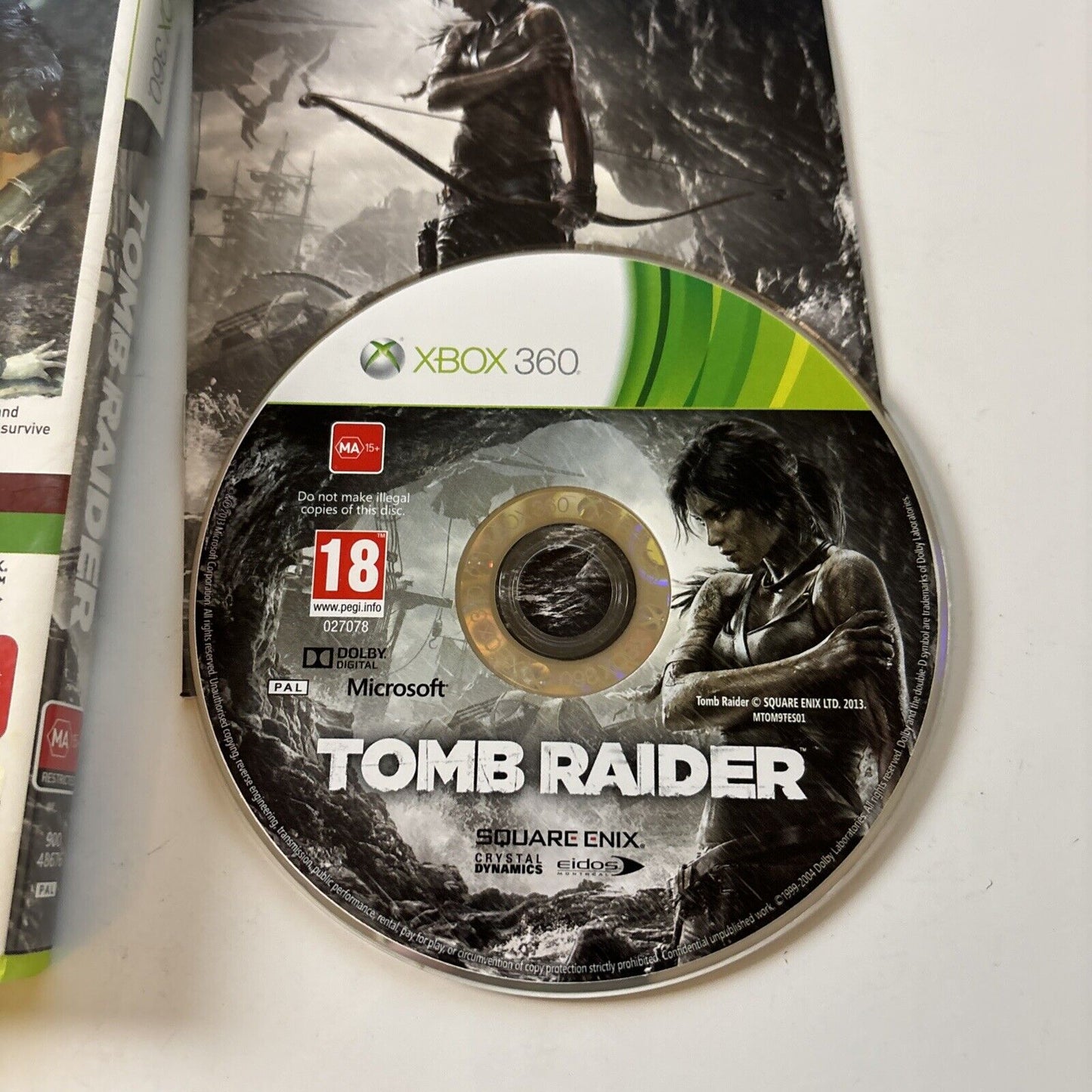 Tomb Raider - Xbox 360 PAL - Complete With Manual