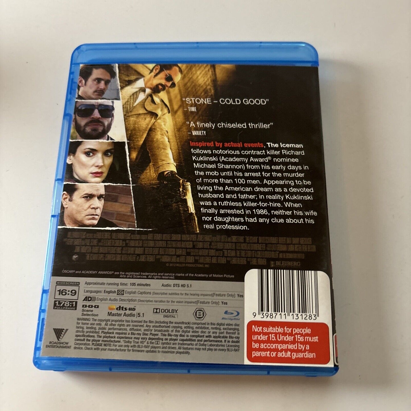 The Iceman (Blu-ray, 2012) David Schwimmer, Ray Liotta, James Franco Region B