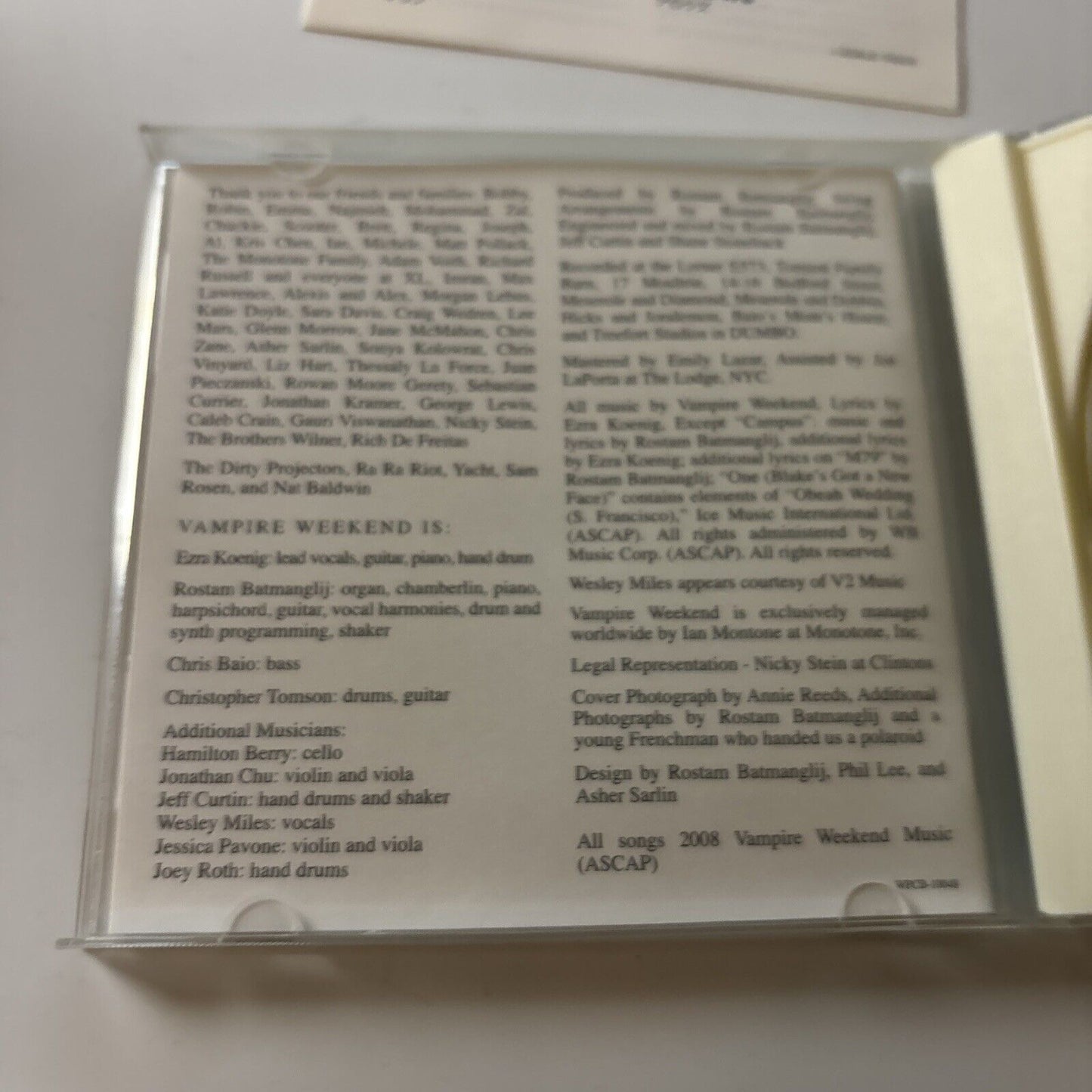 Vampire Weekend By Vampire Weekend (CD, 2008) Japan Wpcb-10048