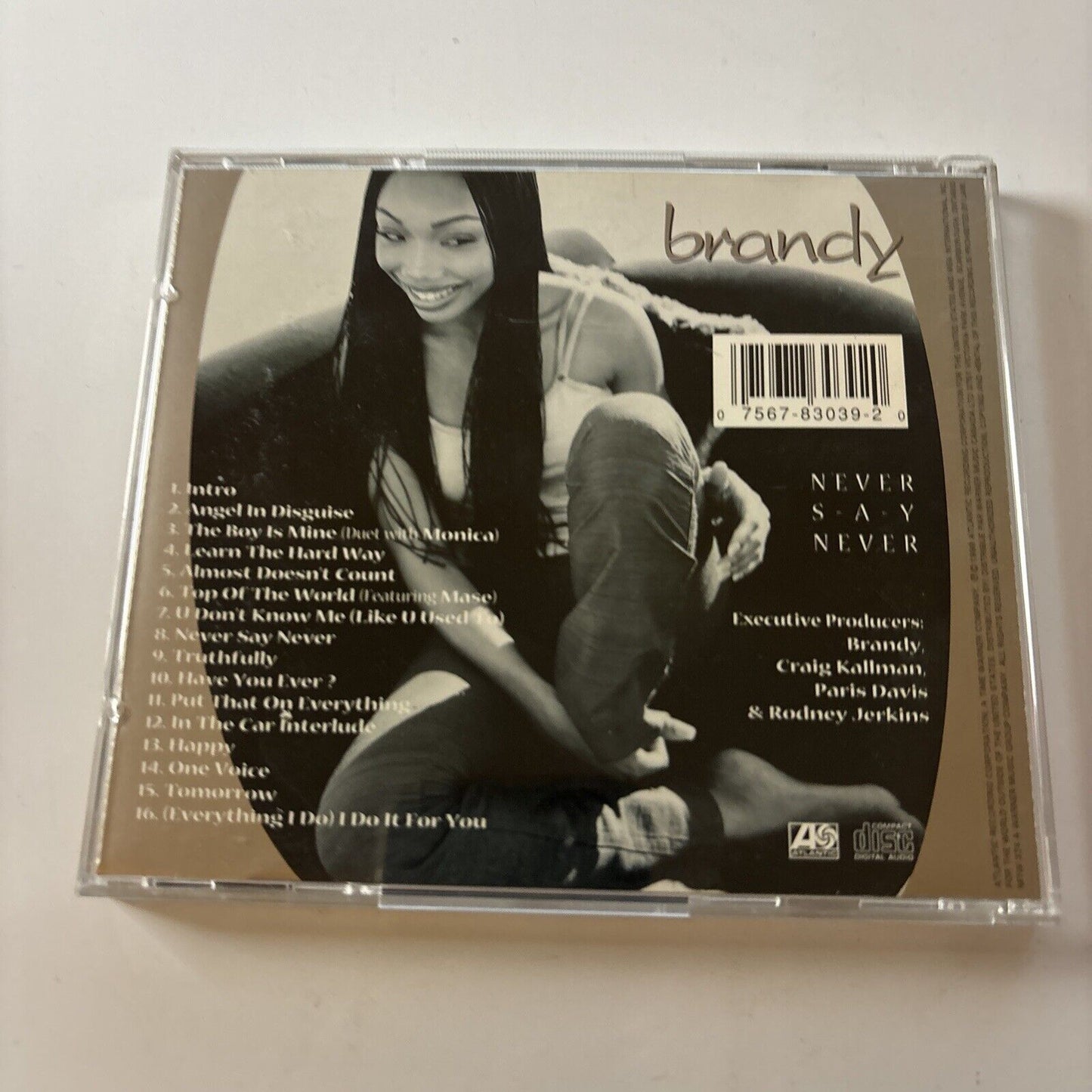 Brandy - Never Say Never (CD, 1998) Cd-83039