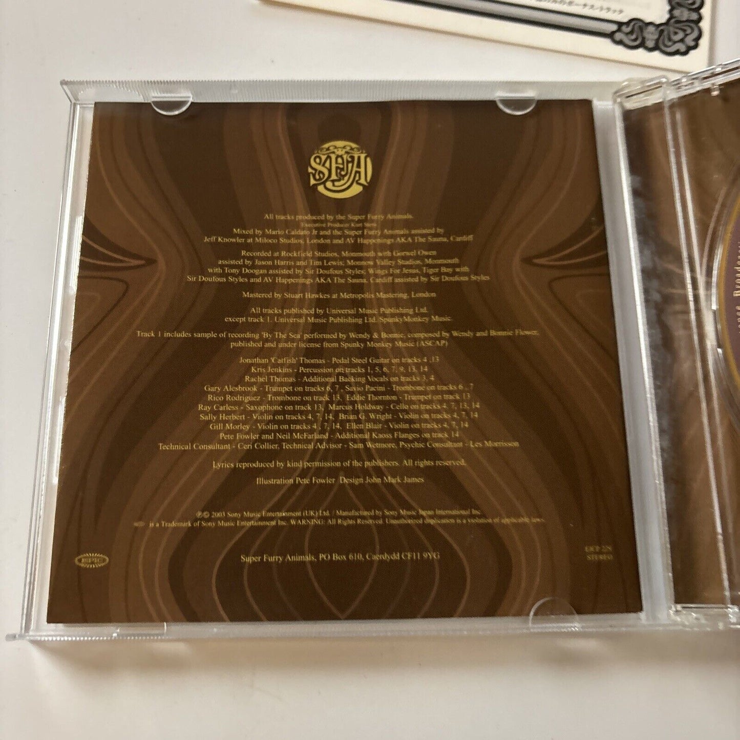 Super Furry Animals - Phantom Power [Japan Bonus] (CD, 2003) Japan Eicp-229