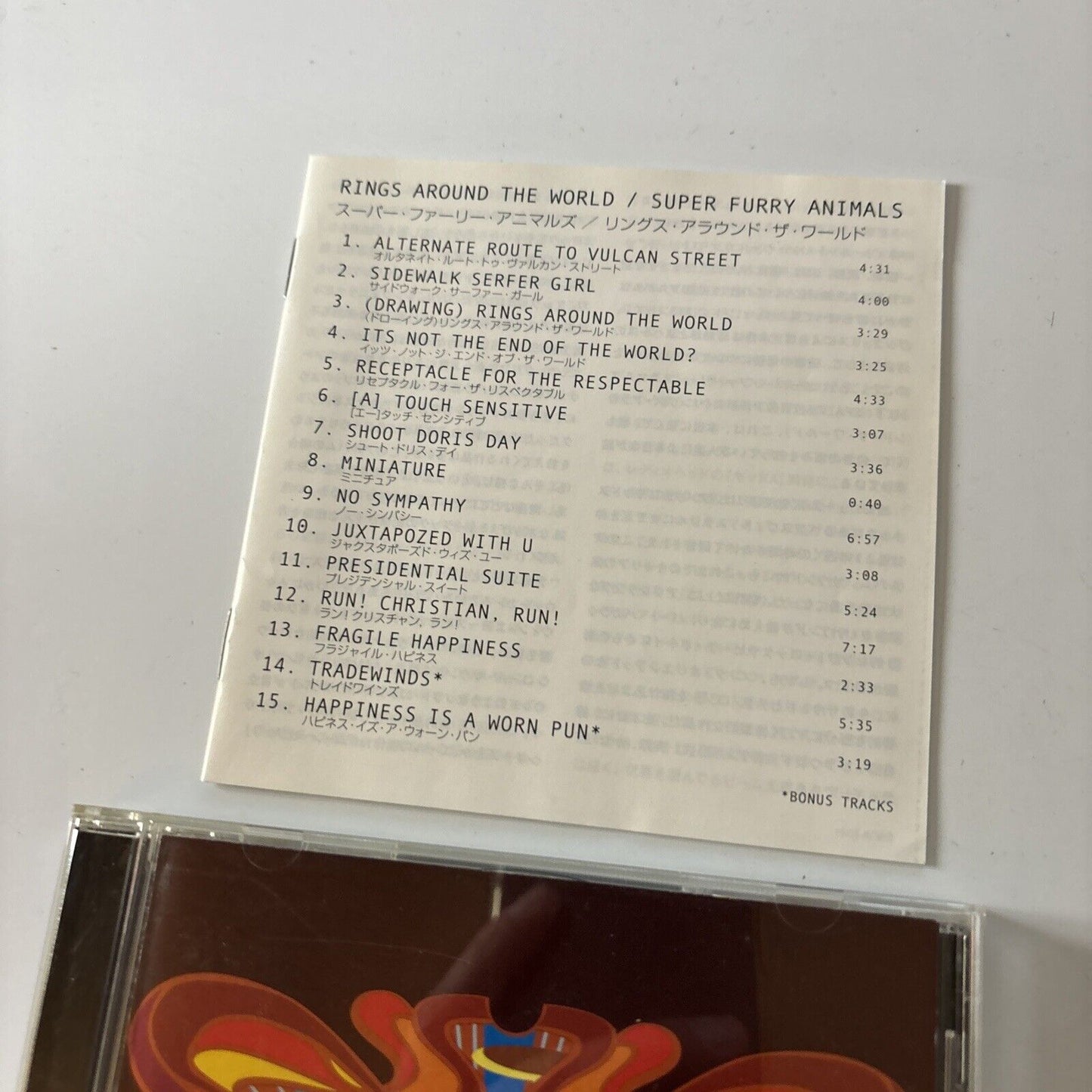 Super Furry Animals - Rings Around the World (CD, 2001) Japan Esca-8341