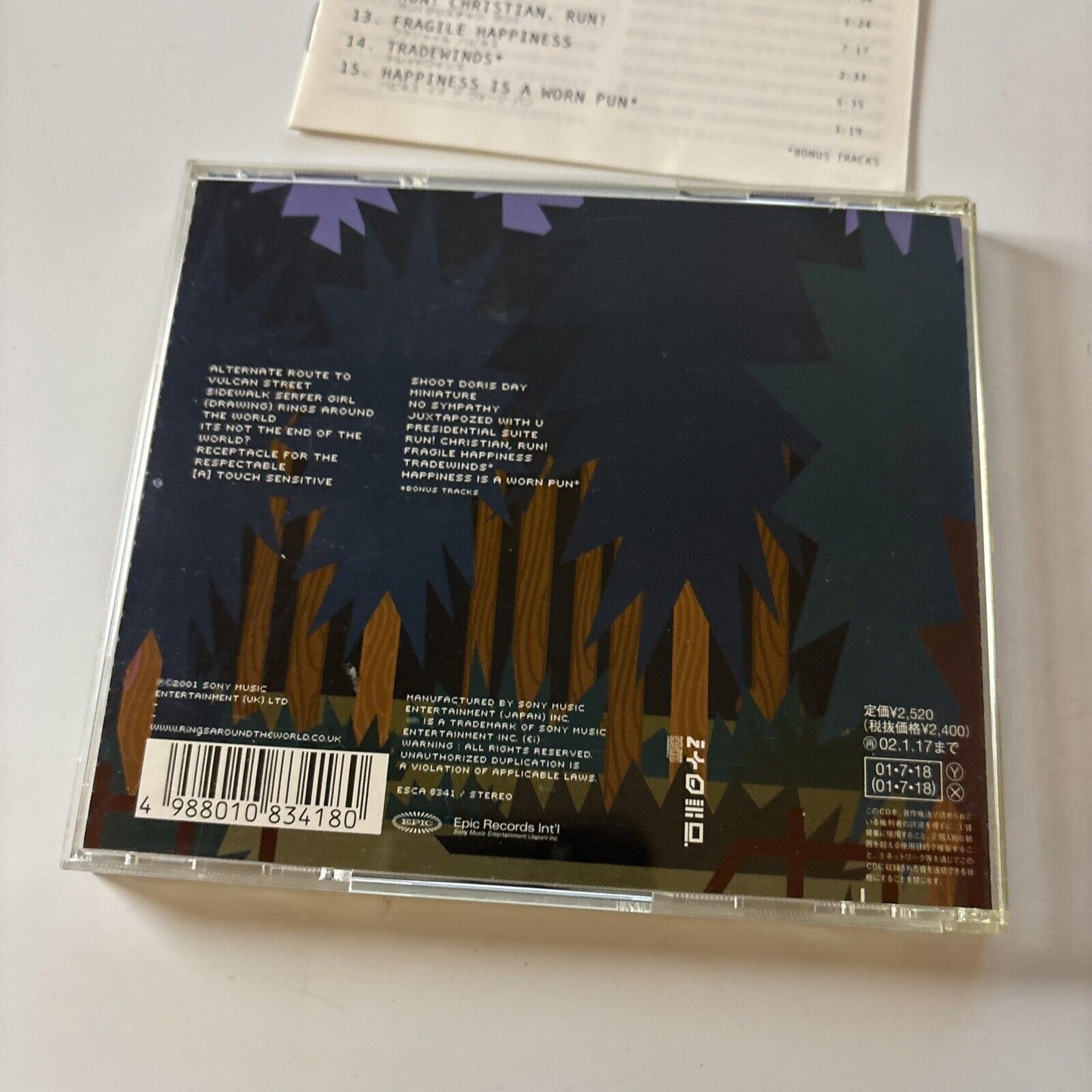 Super Furry Animals - Rings Around the World (CD, 2001) Japan Esca-8341