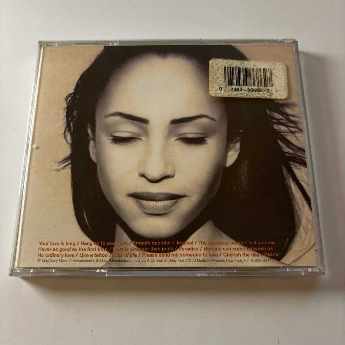 Sade - The Best of Sade (CD, 1994) Ek-66686