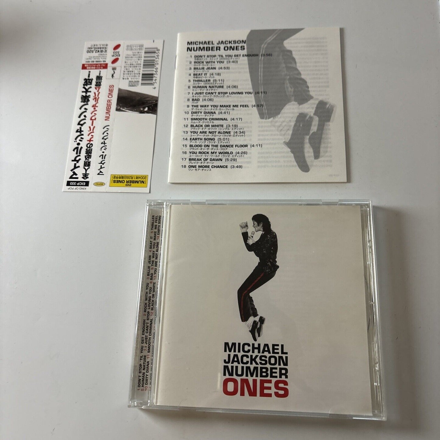 Michael Jackson - Number Ones (CD, 2003) Japan Obi  Eicp-333