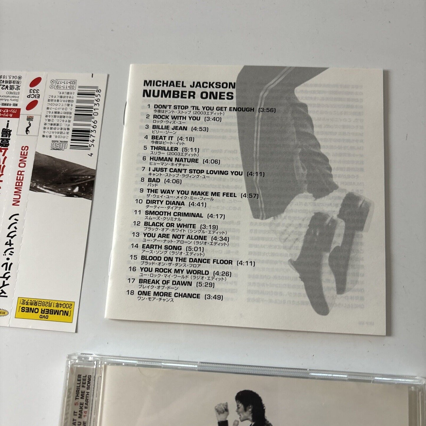 Michael Jackson - Number Ones (CD, 2003) Japan Obi  Eicp-333