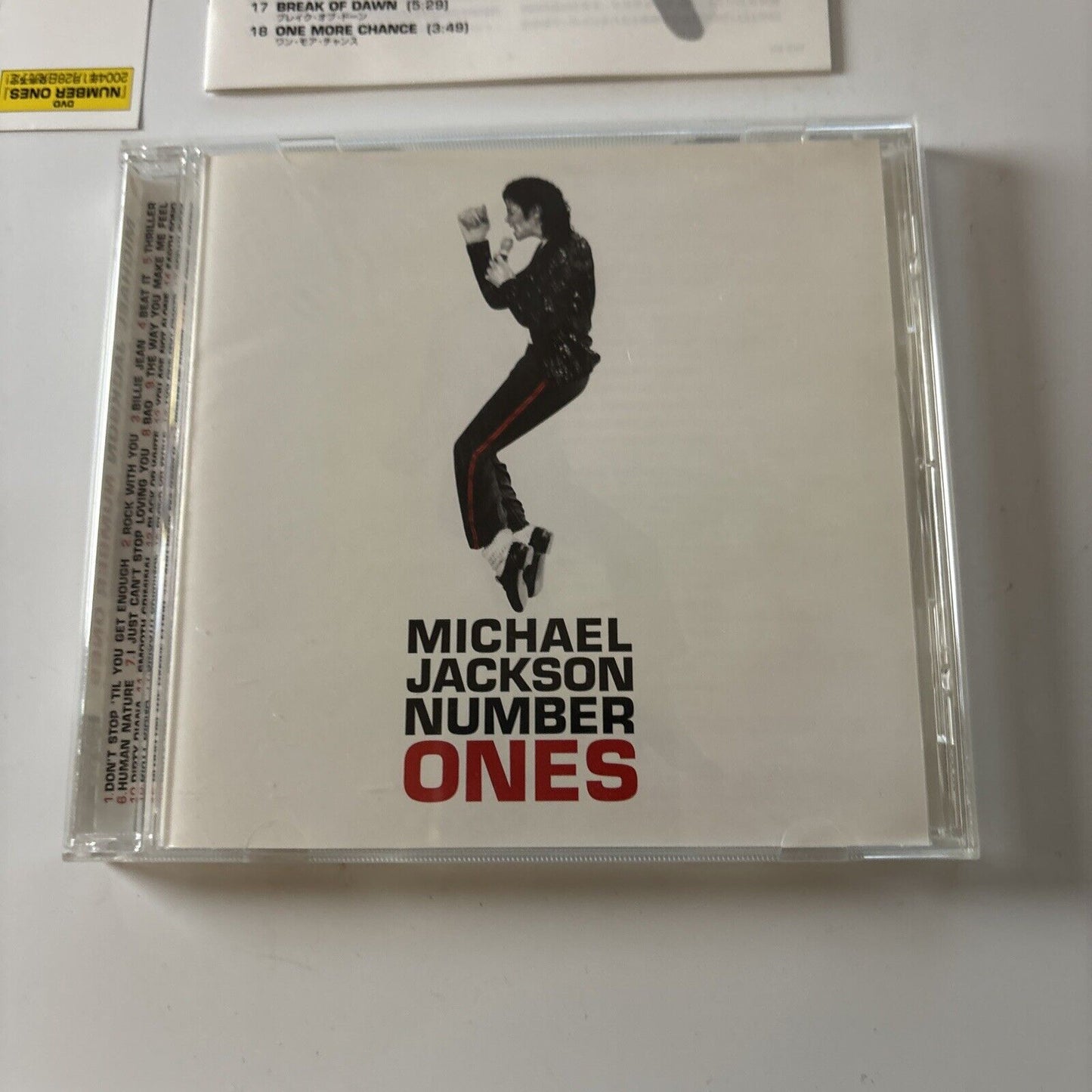 Michael Jackson - Number Ones (CD, 2003) Japan Obi  Eicp-333